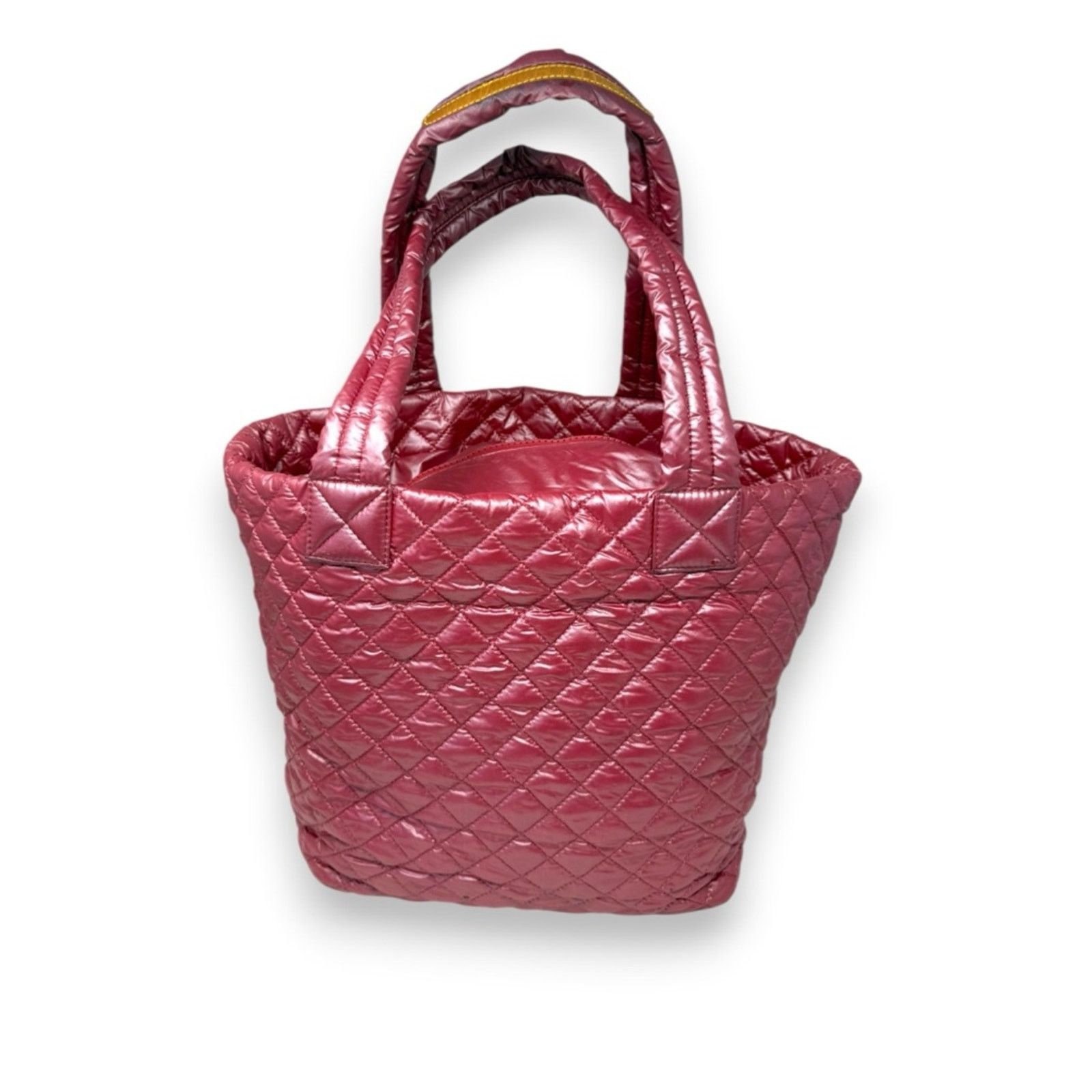 MZ Wallace MZ Wallace Medium Metro Tote Garnet Quil Red Iridescent Size ONE SIZE - 3 Thumbnail