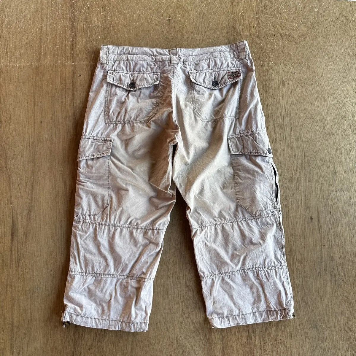 Napapijri VINTAGE NAPAPIJRI GEOGRAPHIC TROUSERS BUTTON FLY CROP CARGO Size US 33 - 13 Thumbnail