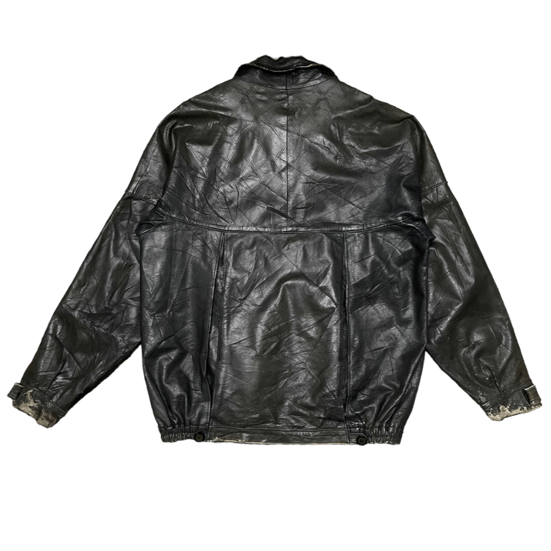 Loewe Loewe Distressed Leather Jacket Vintage Size US M / EU 48-50 / 2 - 16 Thumbnail