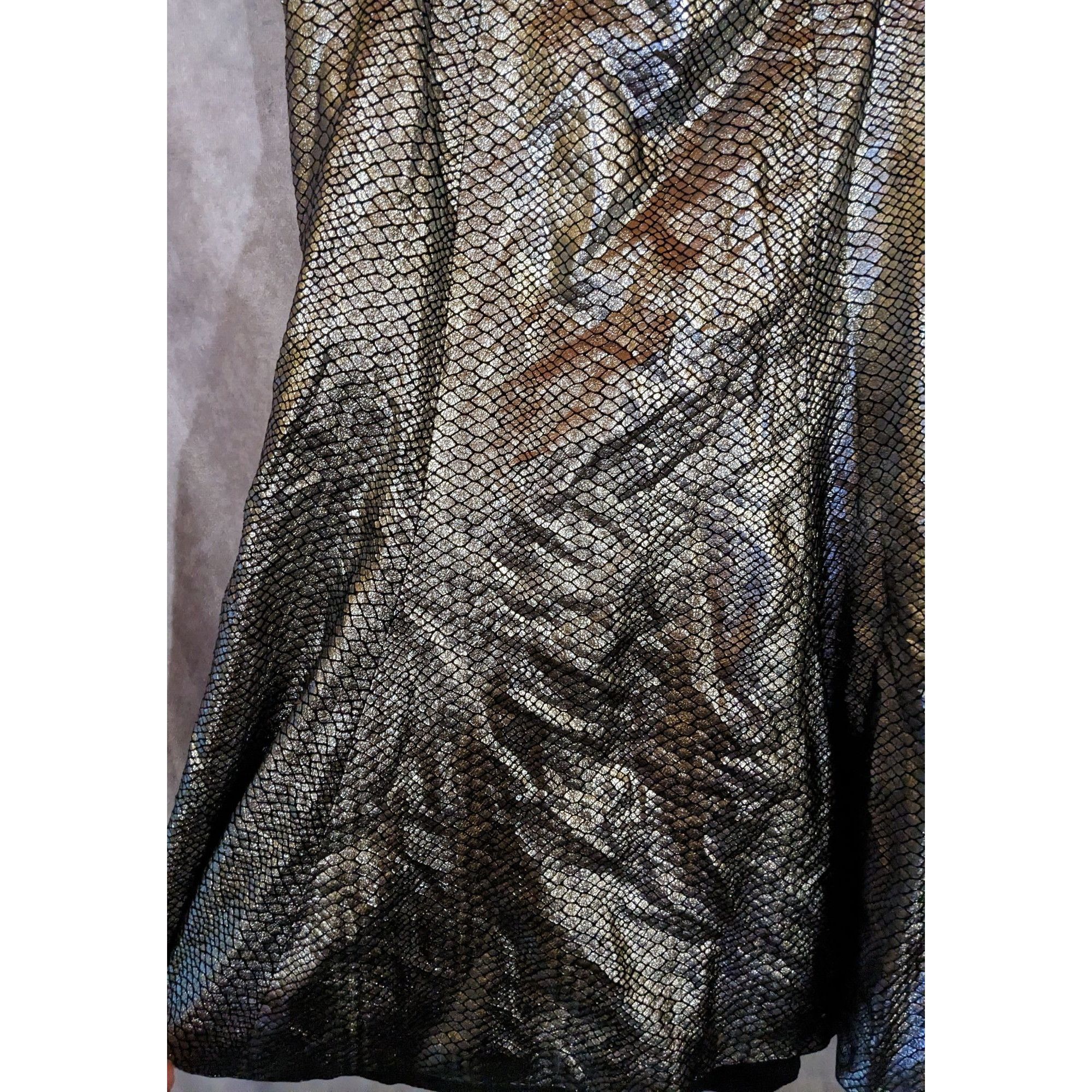 Faith Connexion Faith Connexion Paris Runway Collection Python Print Metalli Size 30" / US 8 / IT 44 - 5 Thumbnail