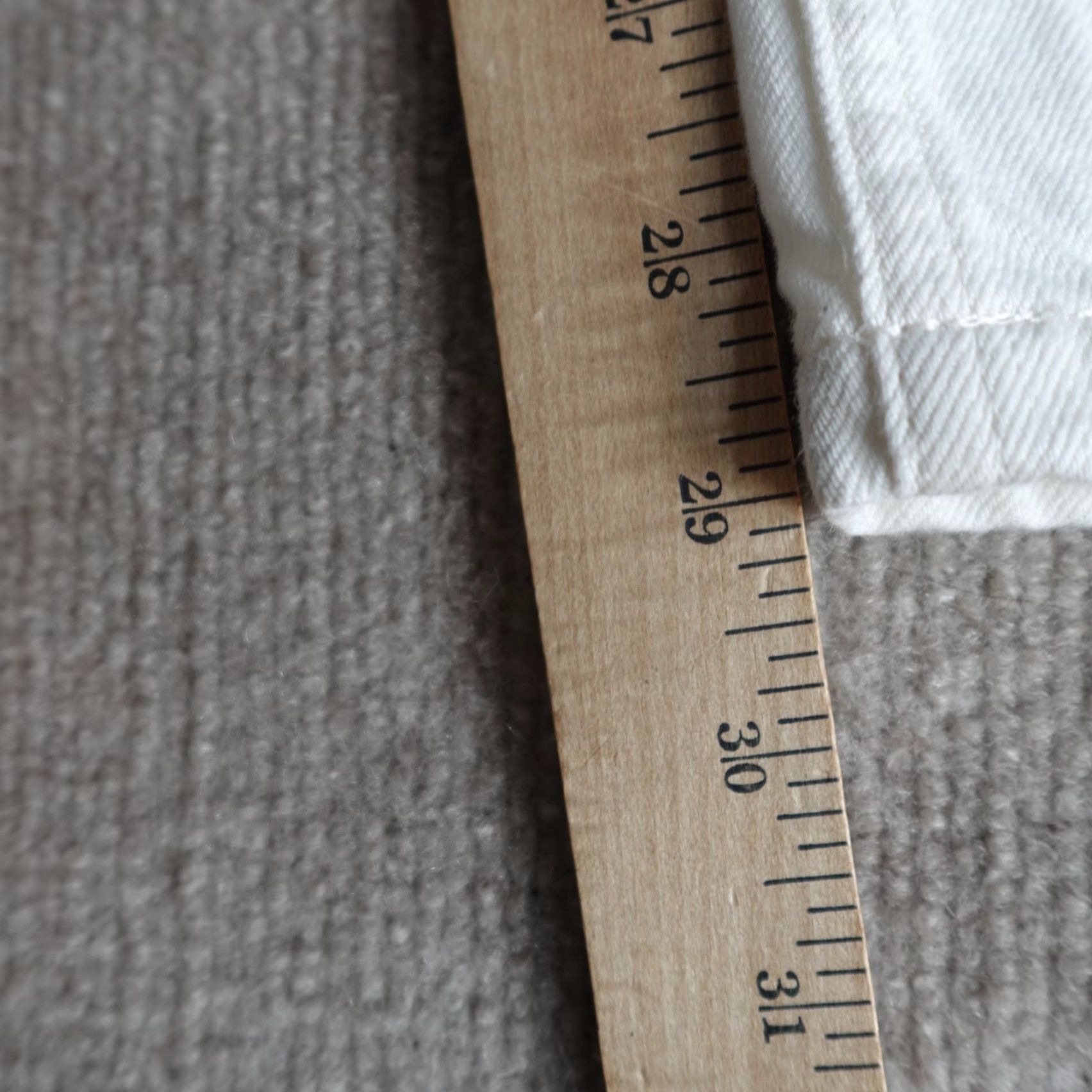Everlane Everlane Jeans 30 Ivory Ecru Wide-Leg Regular 5-Pocket Denim Cotton Lyocell High Rise Womens Boys Mens Girls Size 30" / US 8 / IT 44 - 3 Thumbnail