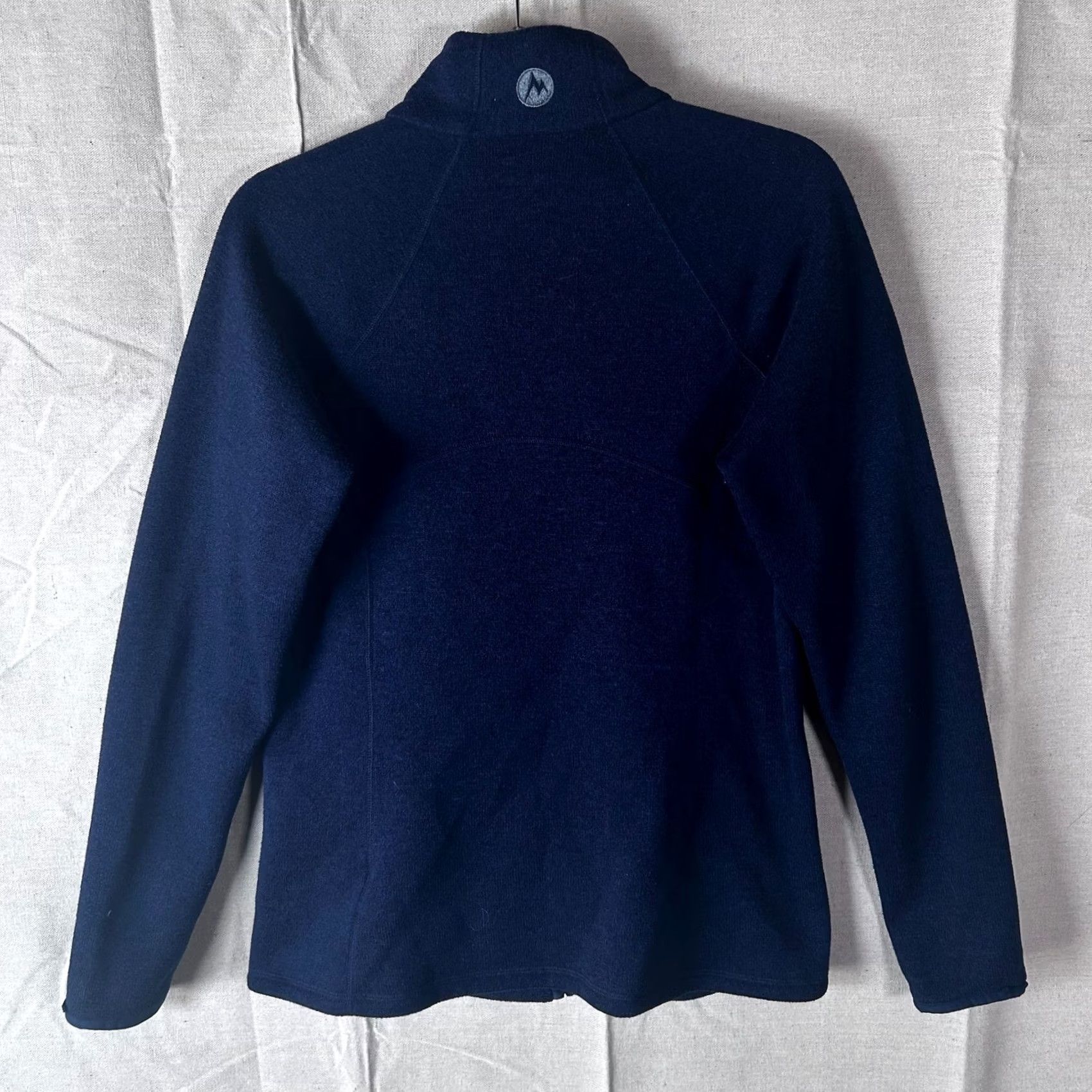 Marmot Marmot Mens L Full Zip Fleece Jacket Navy Blue Showpad Logo Embroidered Zip Pocket Casual Workwear Jacket Size US L / EU 52-54 / 3 - 3 Thumbnail