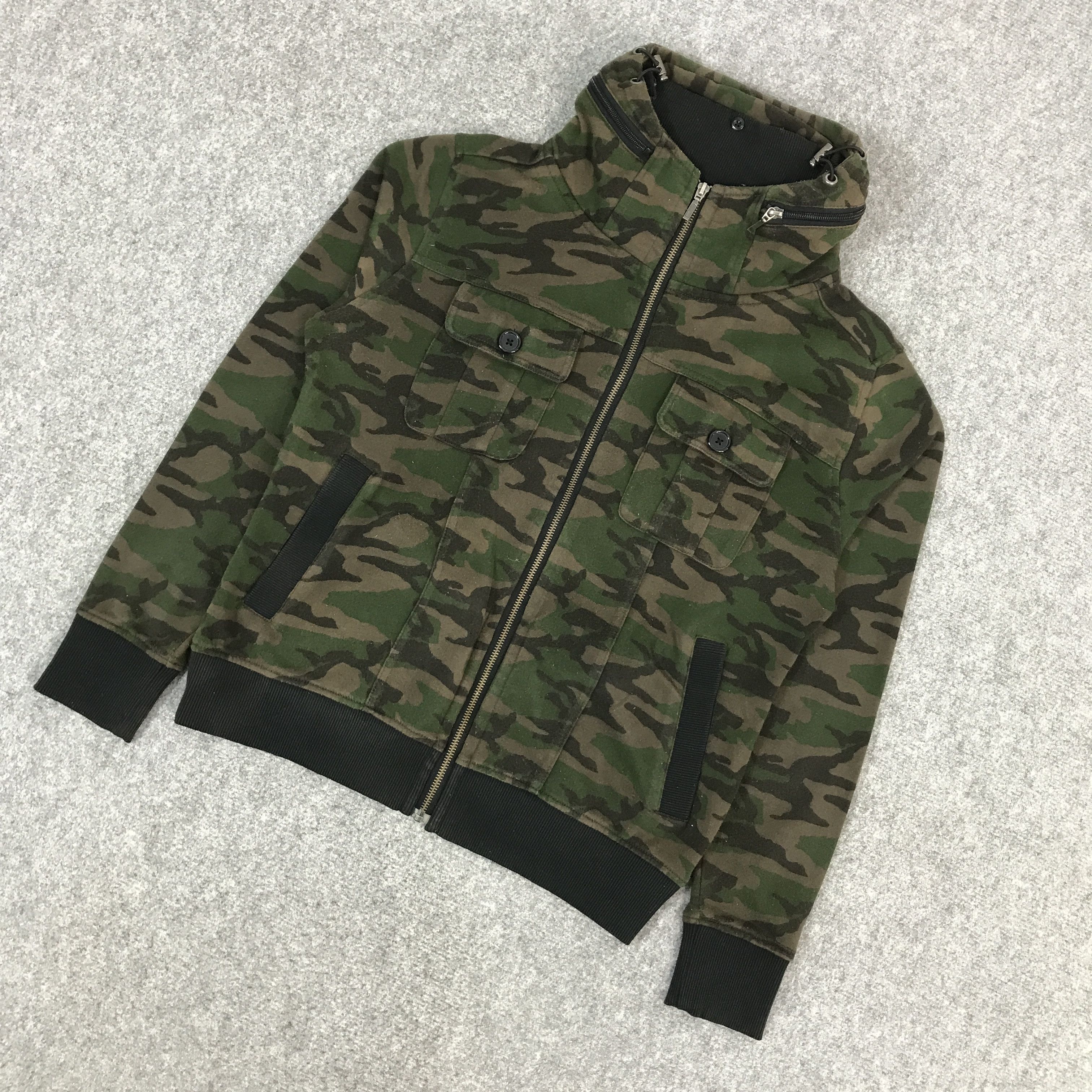Japanese Brand SPLENDID SATISFACTION BONO DESIGN CAMO JACKET Size US M / EU 48-50 / 2 - 5 Thumbnail