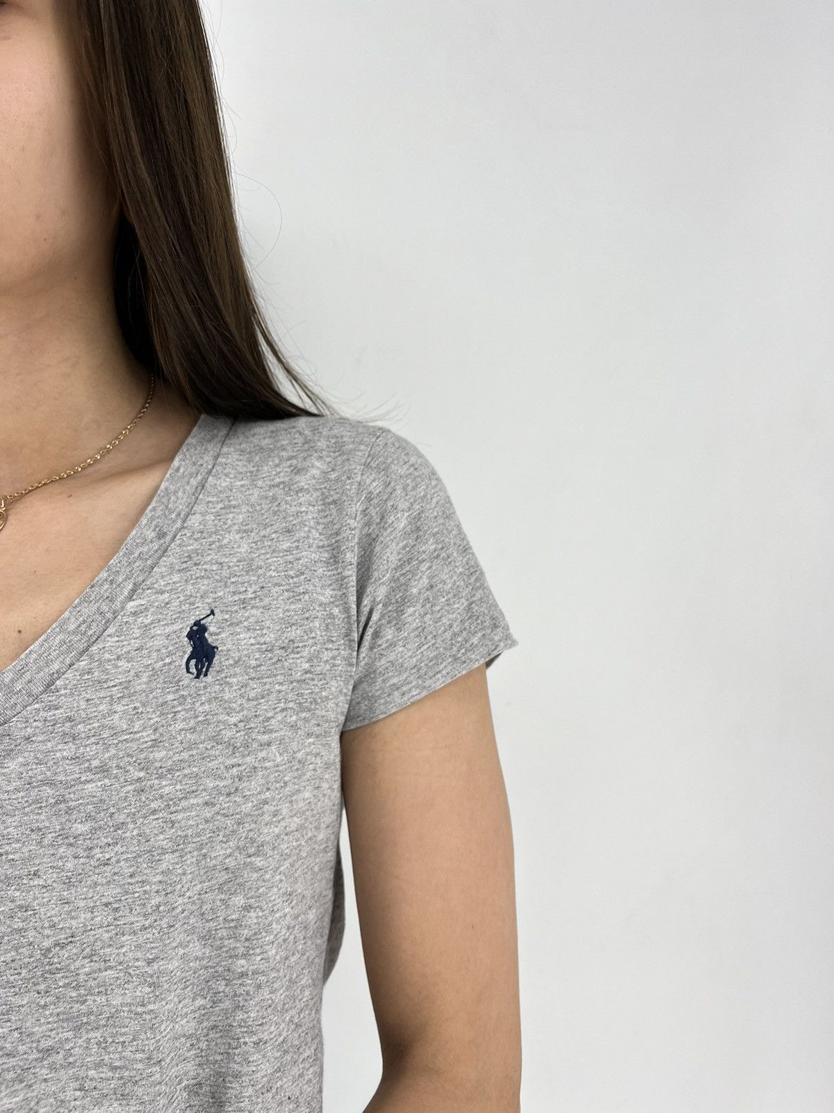 Polo Ralph Lauren × Ralph Lauren Vintage Y2K Polo Ralph Lauren Luxury Polo V Neck T-shirt Size XS / US 0-2 / IT 36-38 - 3 Thumbnail