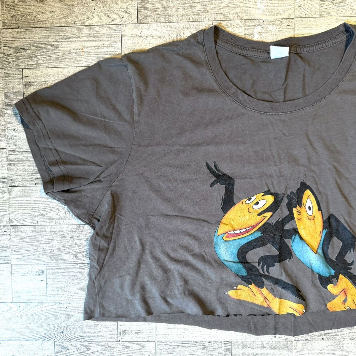 Vintage Heckle and Jeckle, Vintage, Cropped Short Sleeve Tee, OSFM Size ONE SIZE - 7 Thumbnail