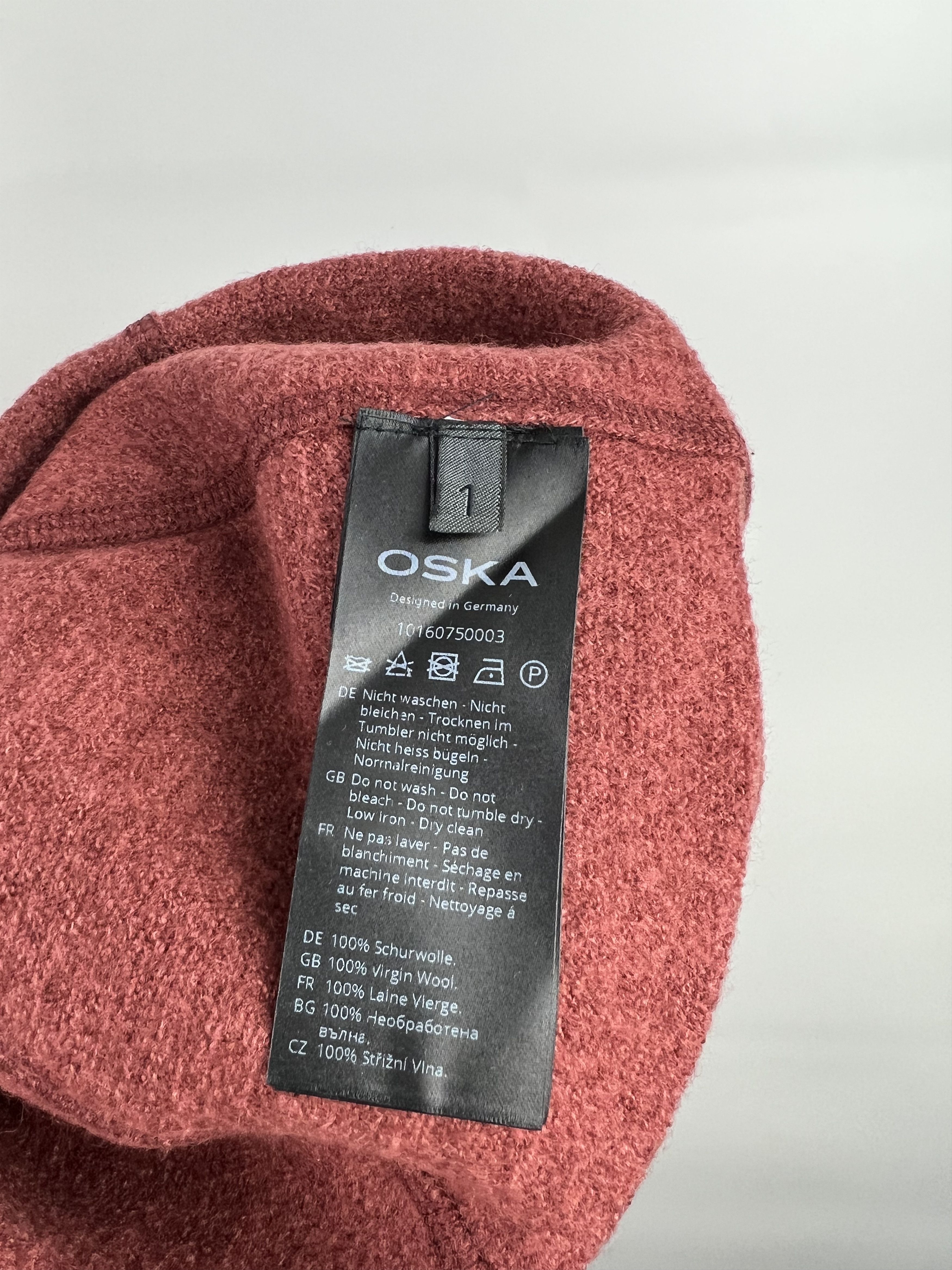 OSKA Oska 100% Virgin Wool Cap Hat Size 1 Size ONE SIZE - 7 Thumbnail