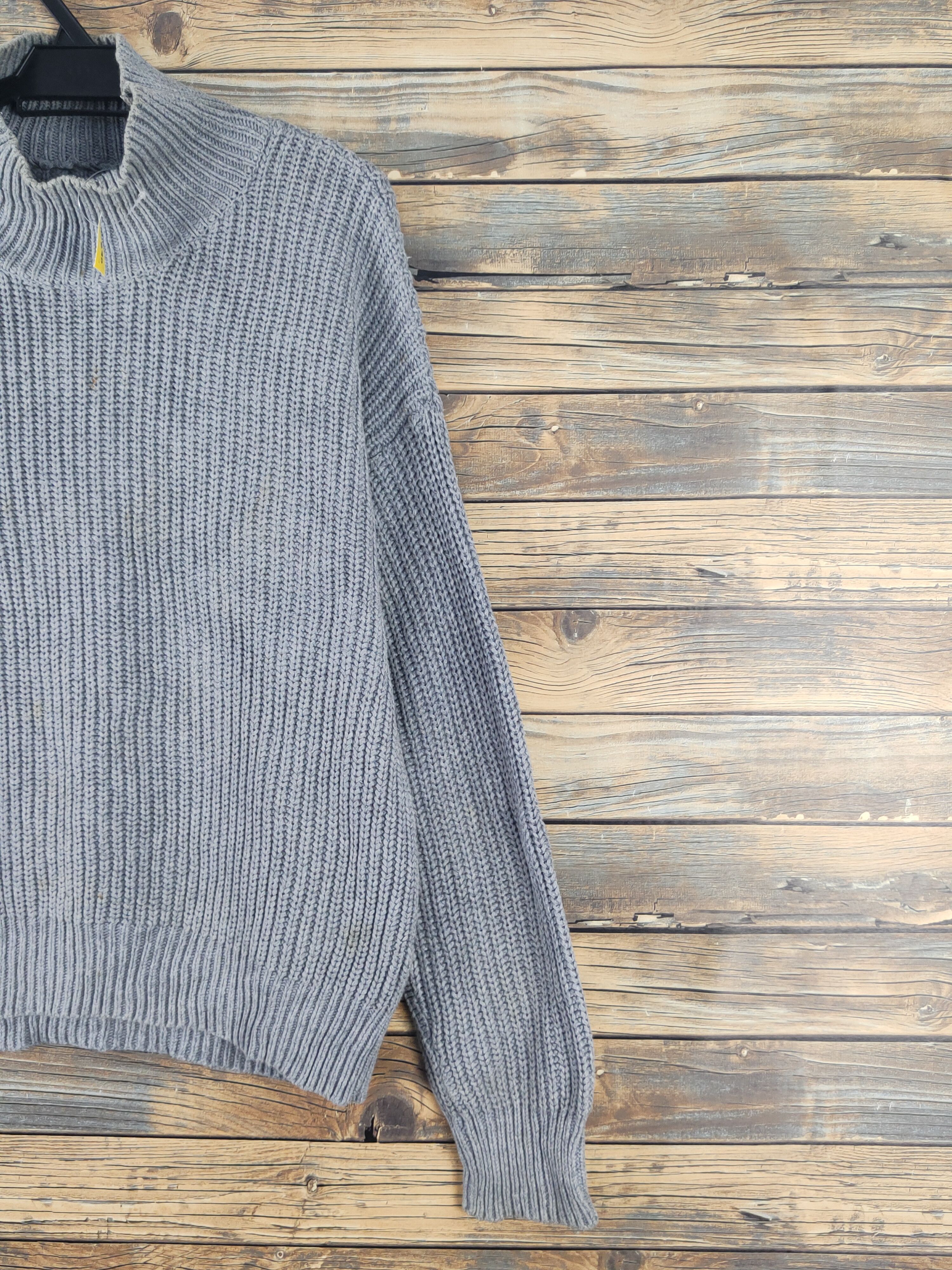 Japanese Brand Nostalgia Gray Knitwear Sweatshirts #W1739 Size US M / EU 48-50 / 2 - 5 Thumbnail
