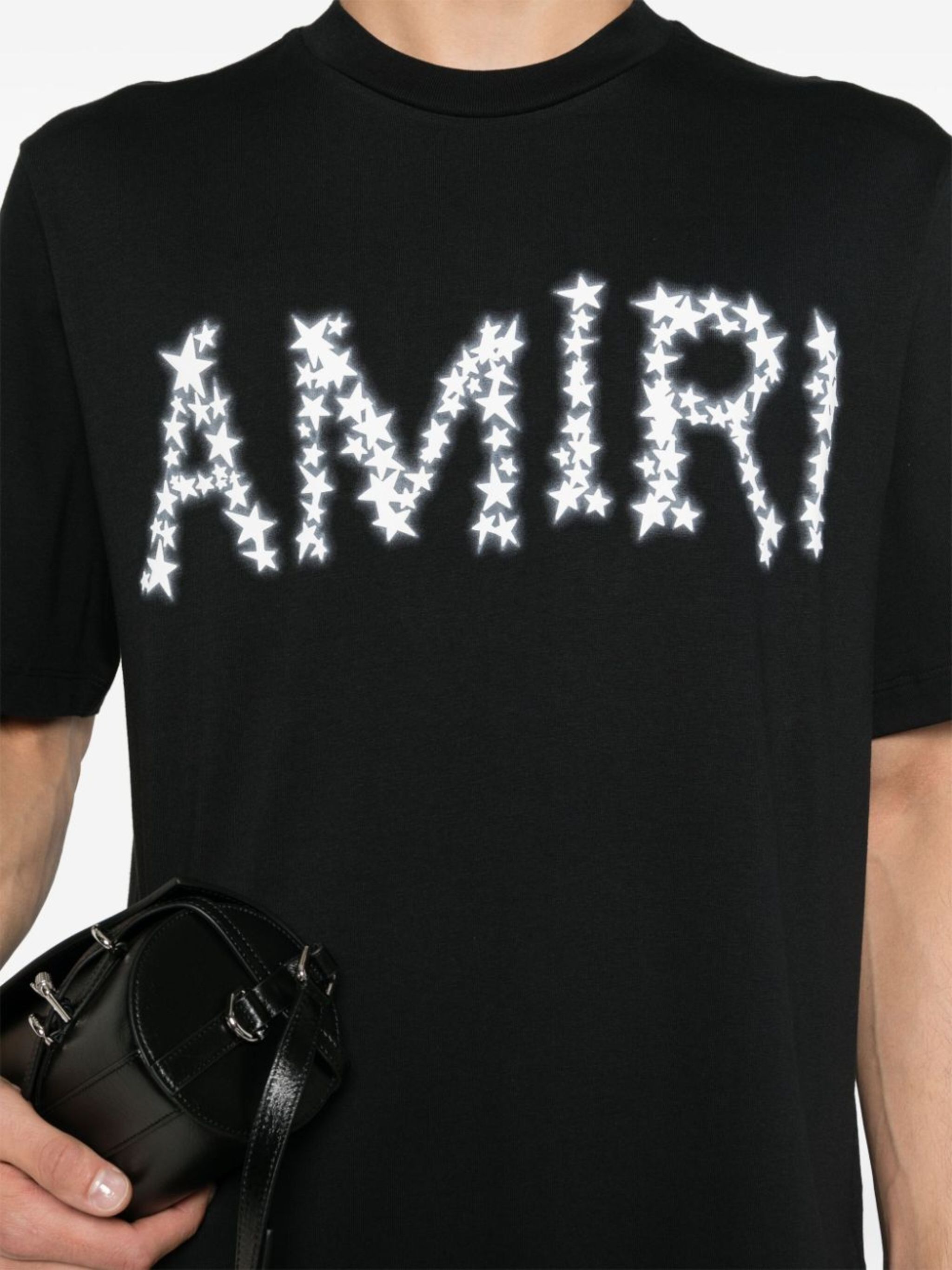 Amiri o1orln1125 Stars Logo T-Shirt in Black Size US L / EU 52-54 / 3 - 5 Thumbnail