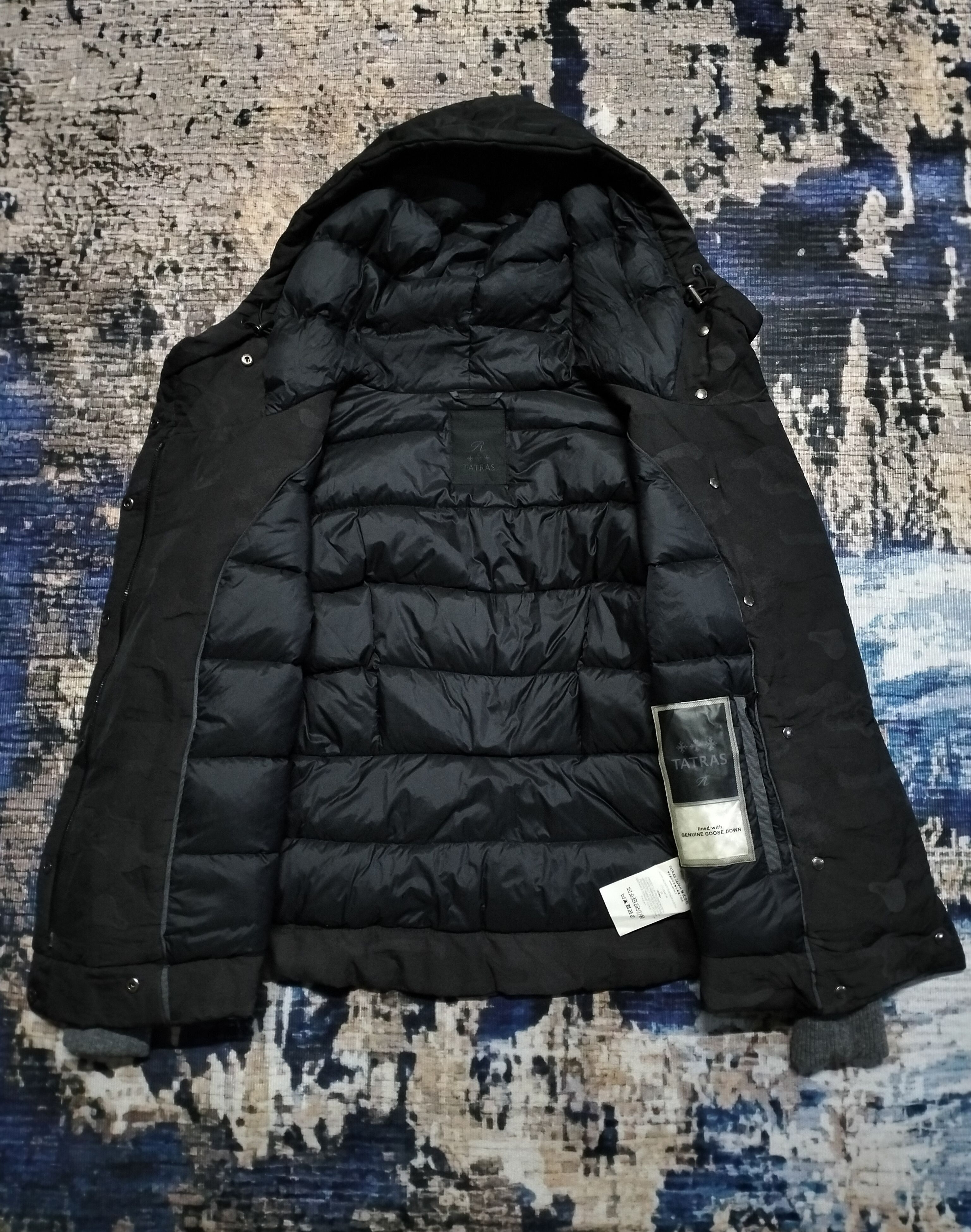 TATRAS Tatras Japan Goose Down Jacket Black Camouflage Size M / US 6-8 / IT 42-44 - 4 Thumbnail