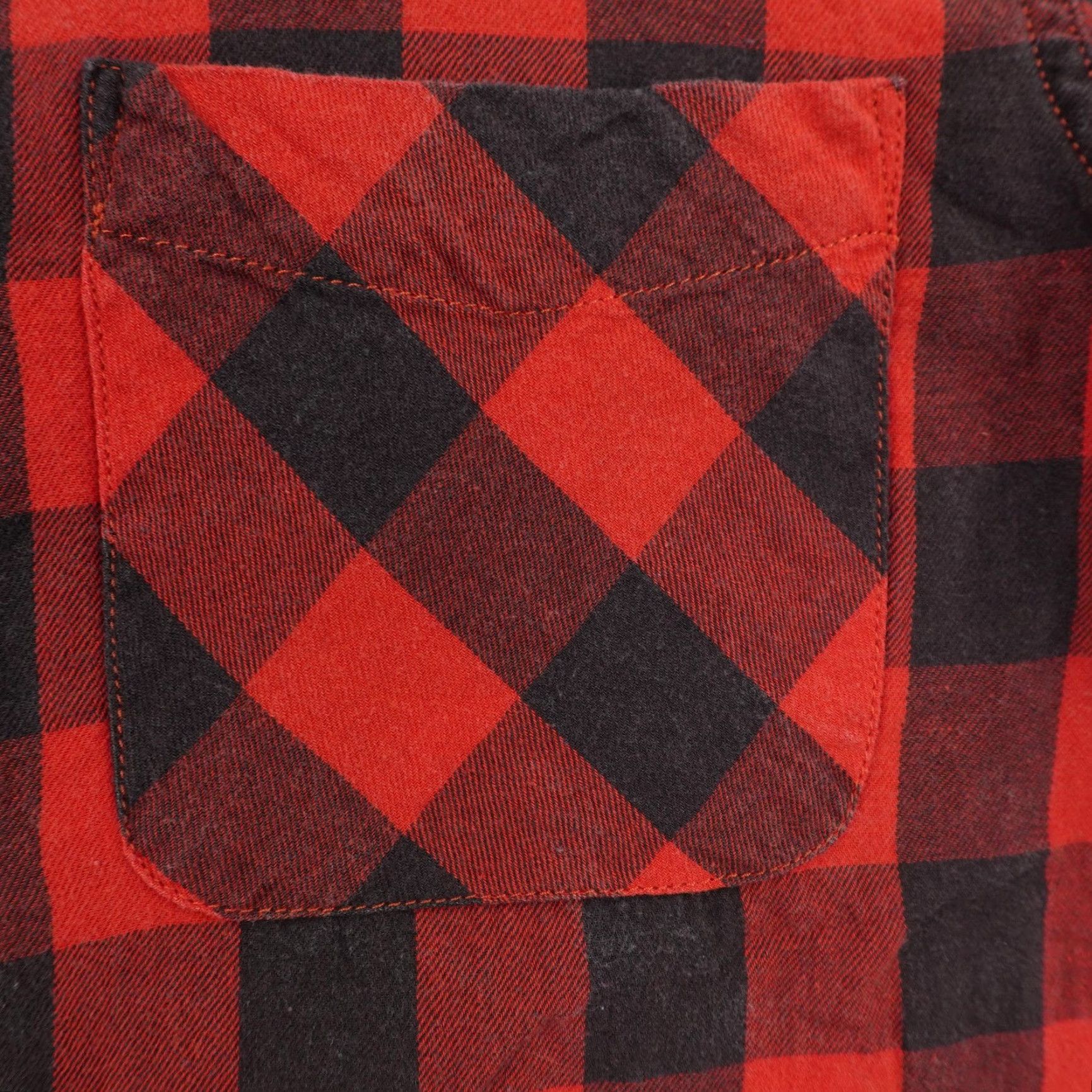 Ralph Lauren Ralph Lauren Plaid Button-Up Shirt Women Large Red Flannel Relaxed Fit Casual Size L / US 10 / IT 46 - 3 Thumbnail