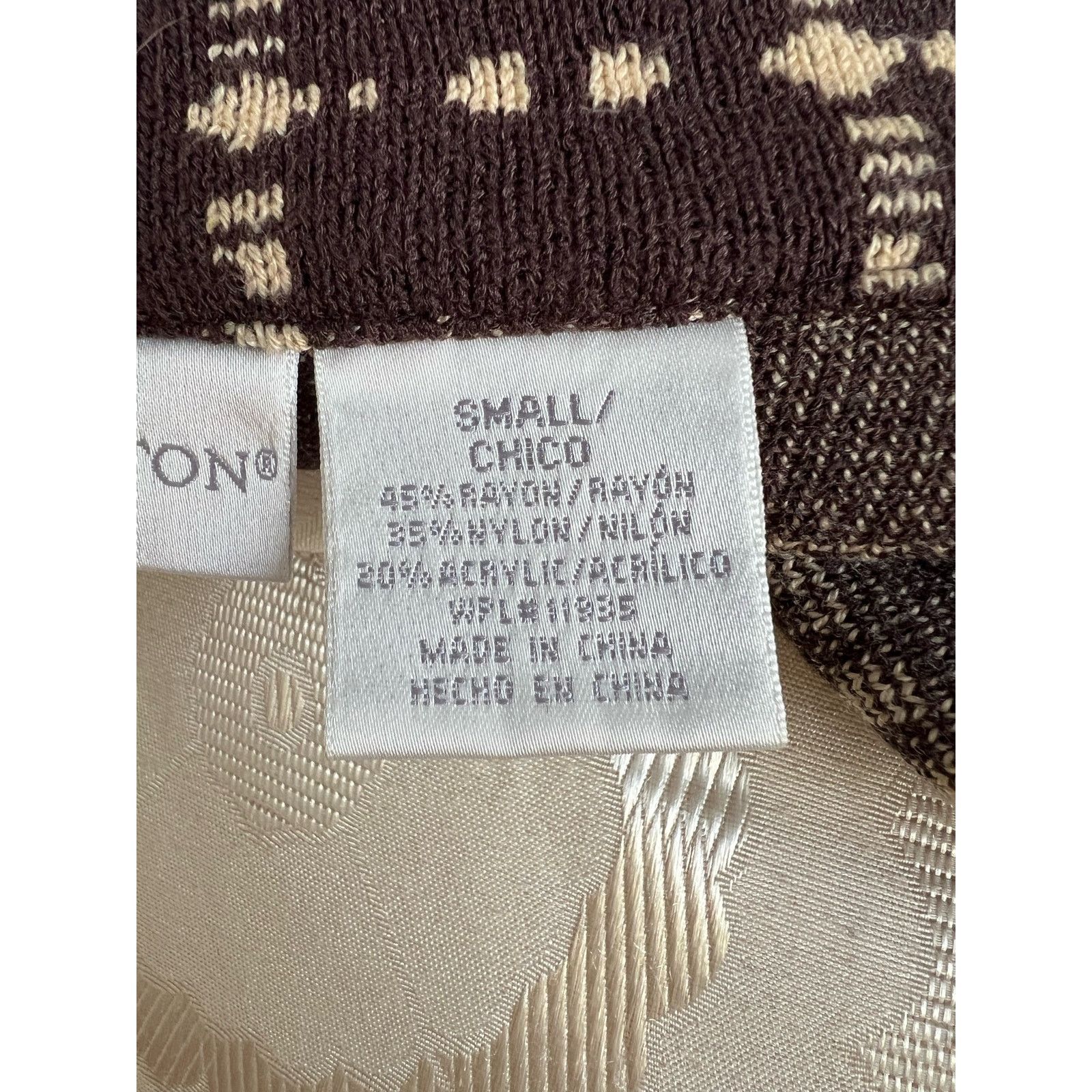Worthington Worthington Knit Plaid Style Blazer Jacket Small Size S / US 4 / IT 40 - 7 Thumbnail
