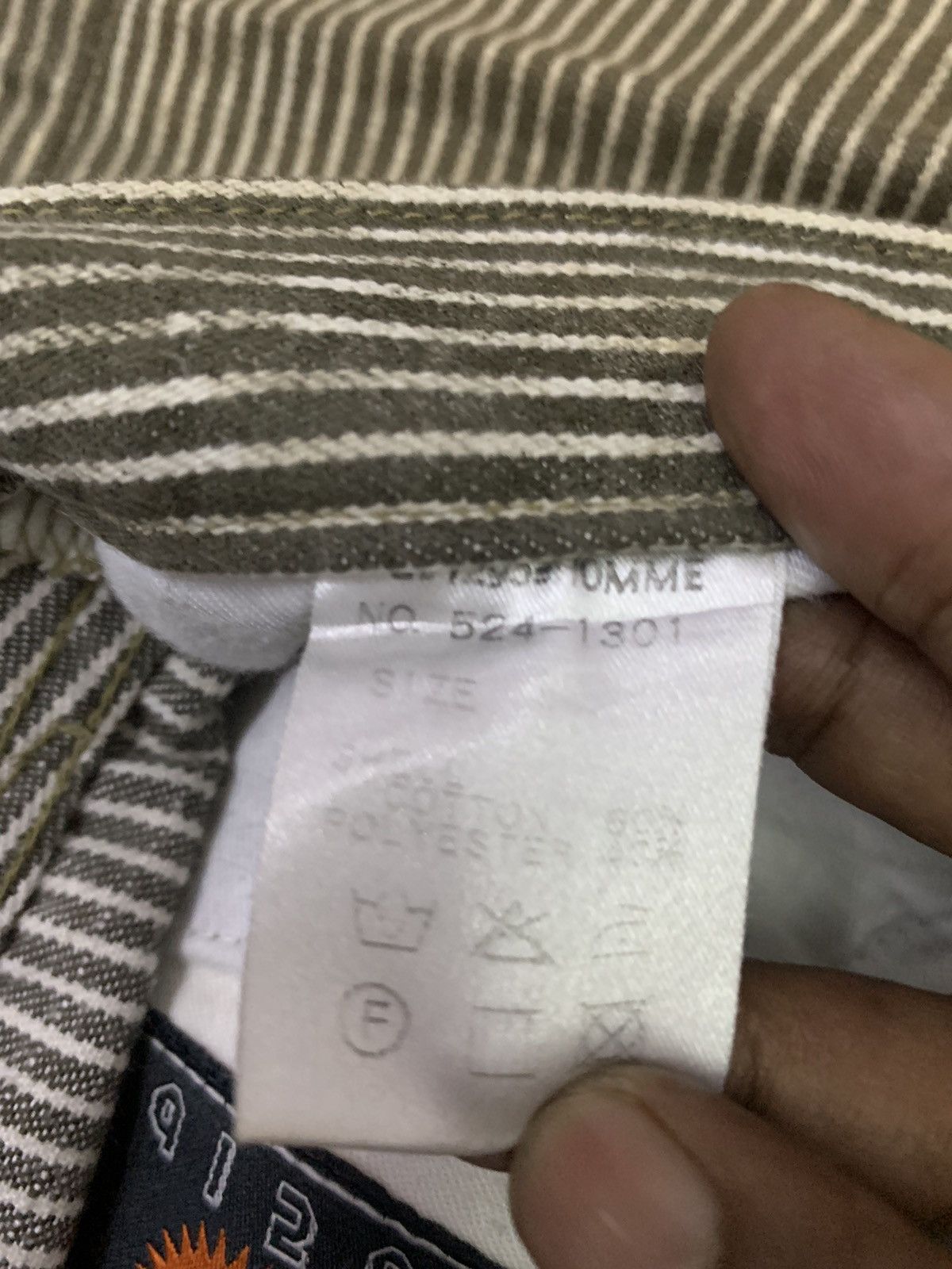 If Six Was Nine Vintage Japanese 291295 Homme Camo Striped Pant Size US 29 - 9 Thumbnail