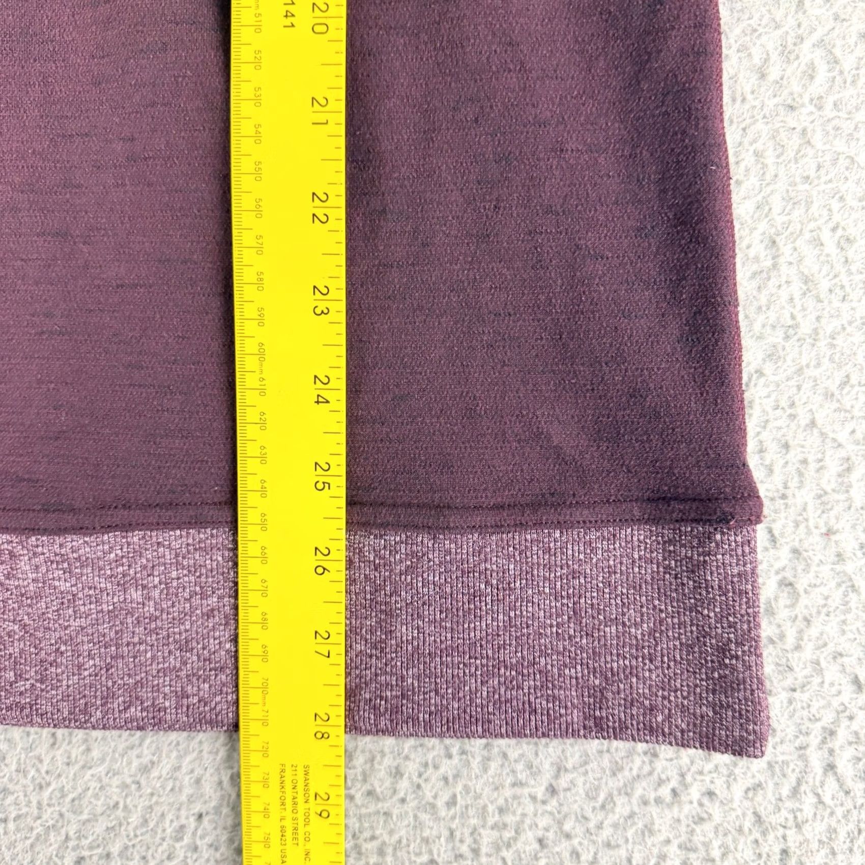 Lululemon Lululemon Sweatshirt Mens Medium Burgundy Zip Pocket Crew Neck Athletic All Seasons Size US M / EU 48-50 / 2 - 6 Thumbnail