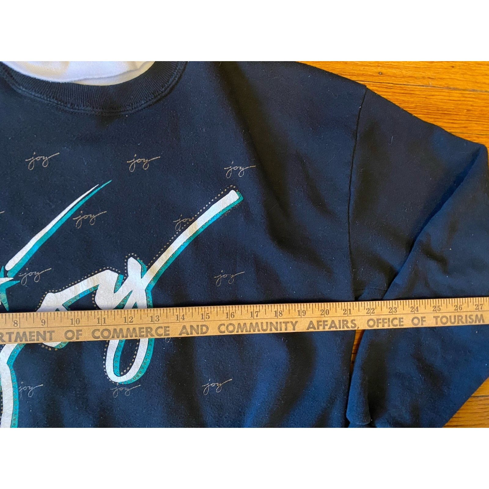 Vintage VTG Joy Sweatshirt Turtleneck Collar Pullover Women’s XL Size XL / US 12-14 / IT 48-50 - 6 Thumbnail