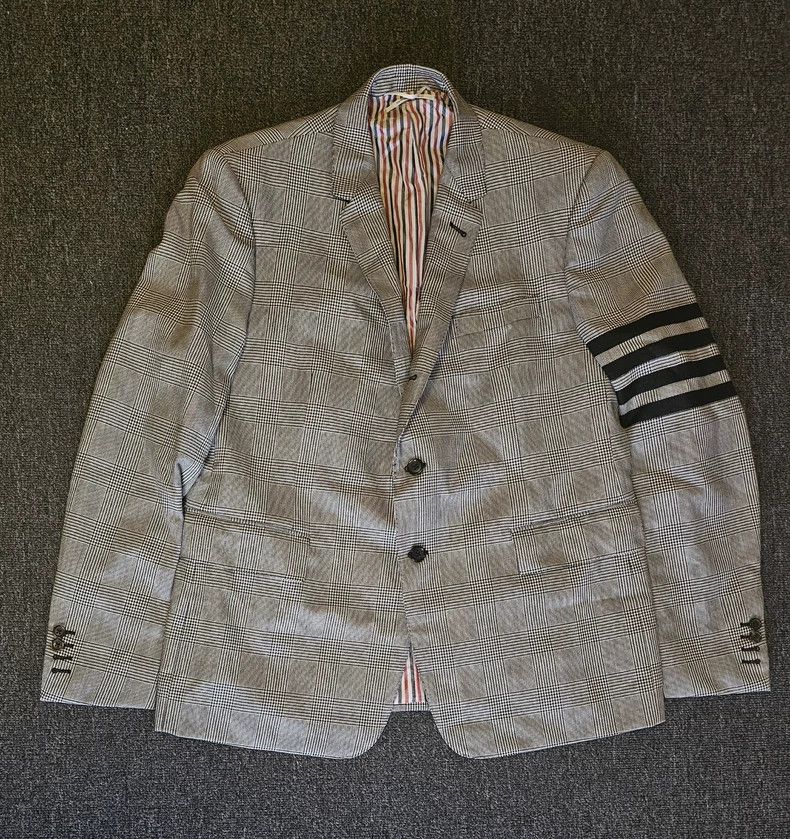 Thom browne Size5 Thousand-bird checkered wool suit