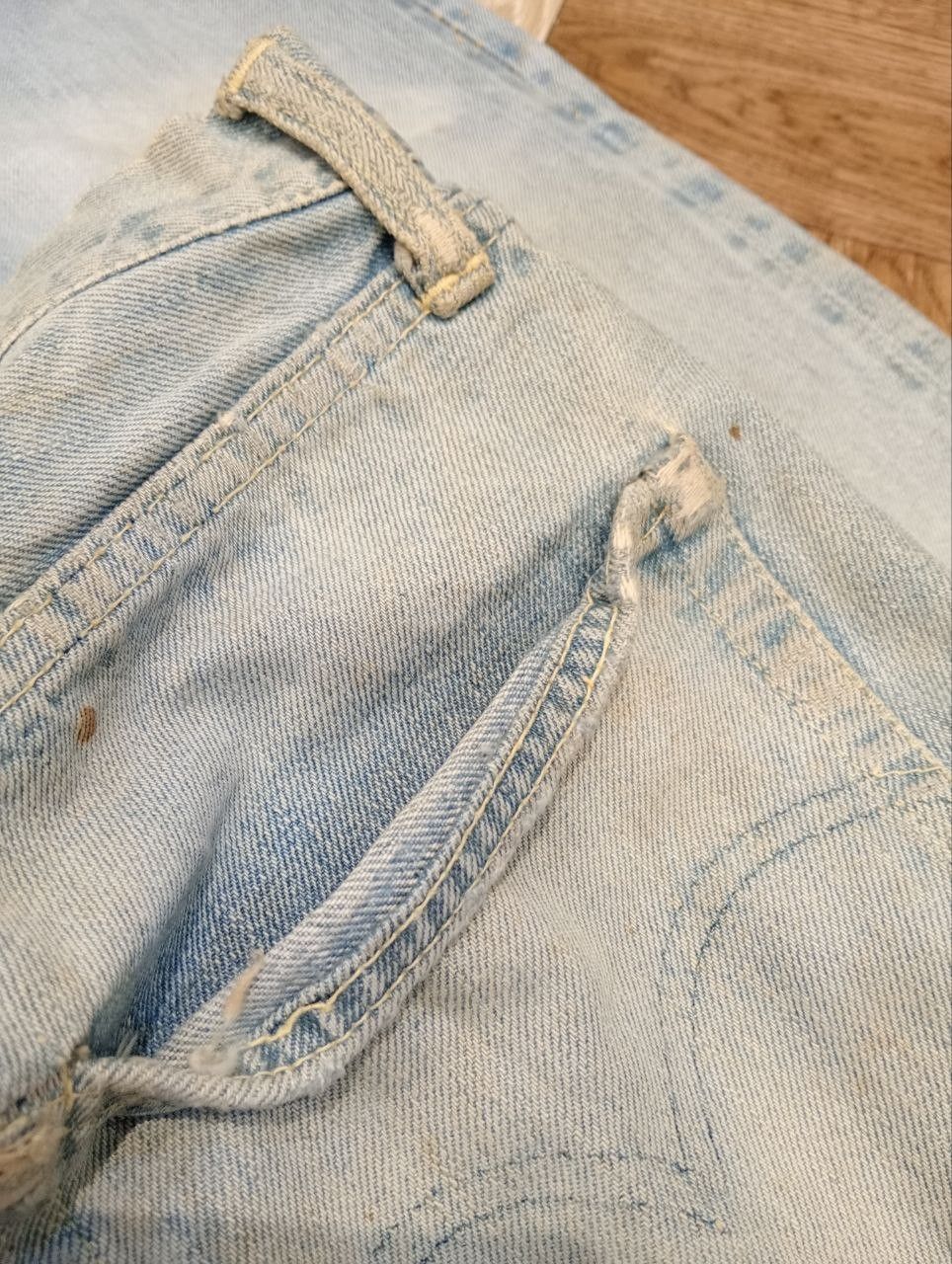 Levi's RARE LEVI'S VINTAGE 501 CAPITAL E HIDDEN RIVET DENIM Size US 31 - 13 Thumbnail