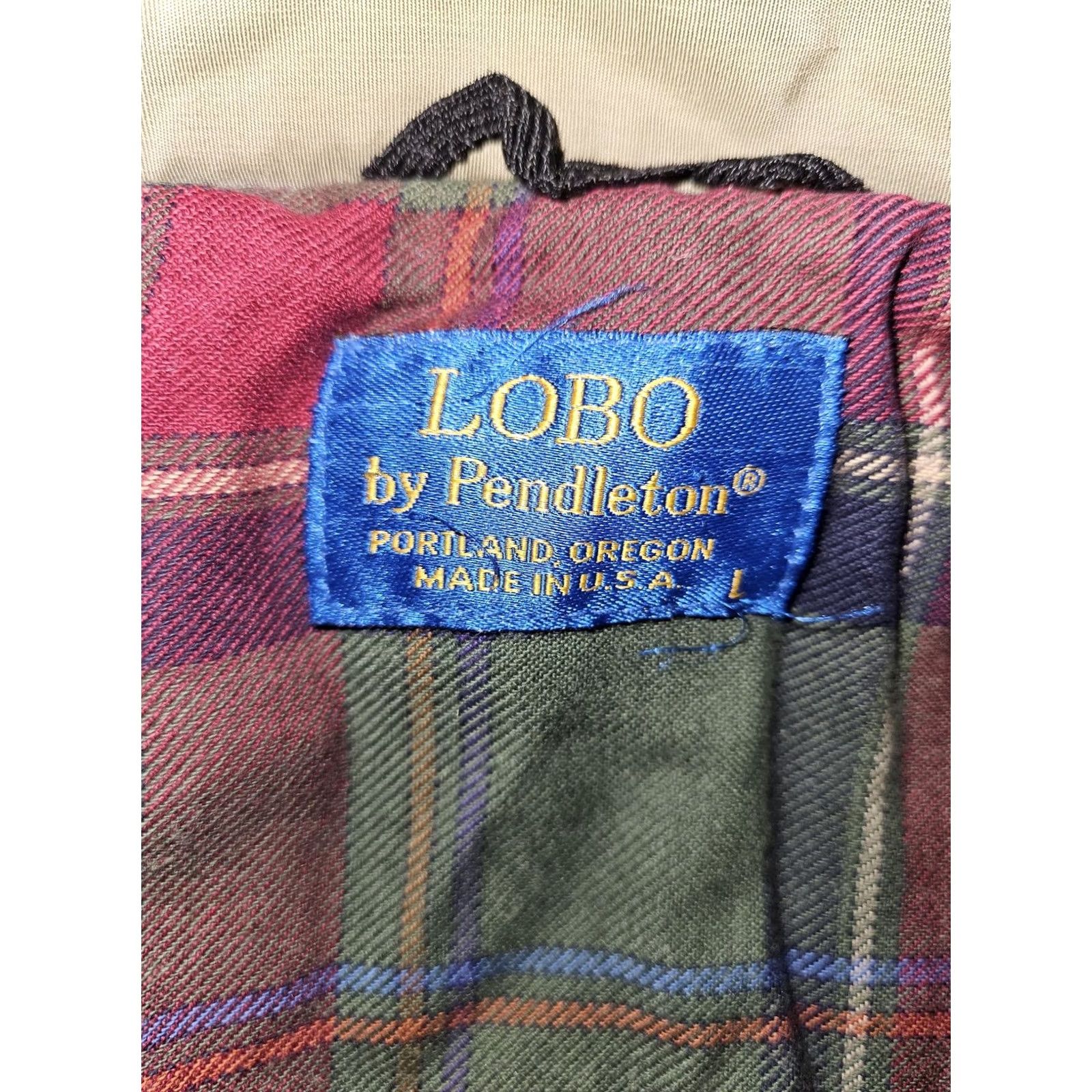 Pendleton VINTAGE Pendleton Lobo Jacket Mens Large Green Bomber 80s Thinsulate Nylon Zipper Pockets End Zip Mens Size US L / EU 52-54 / 3 - 2 Thumbnail
