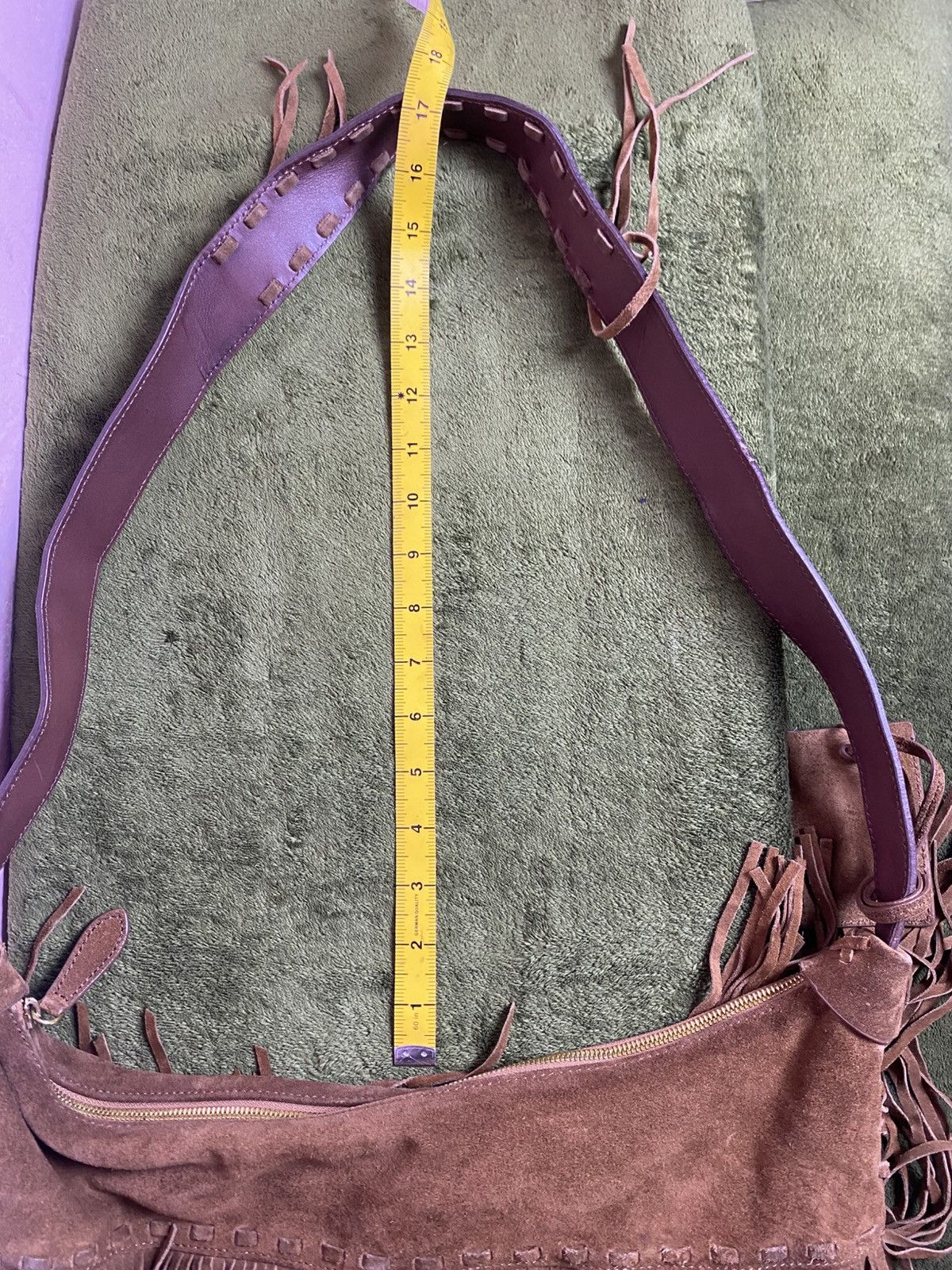 Polo Ralph Lauren POLO RALPH LAUREN Leather Fringe Shoulder Bag Size ONE SIZE - 18 Thumbnail