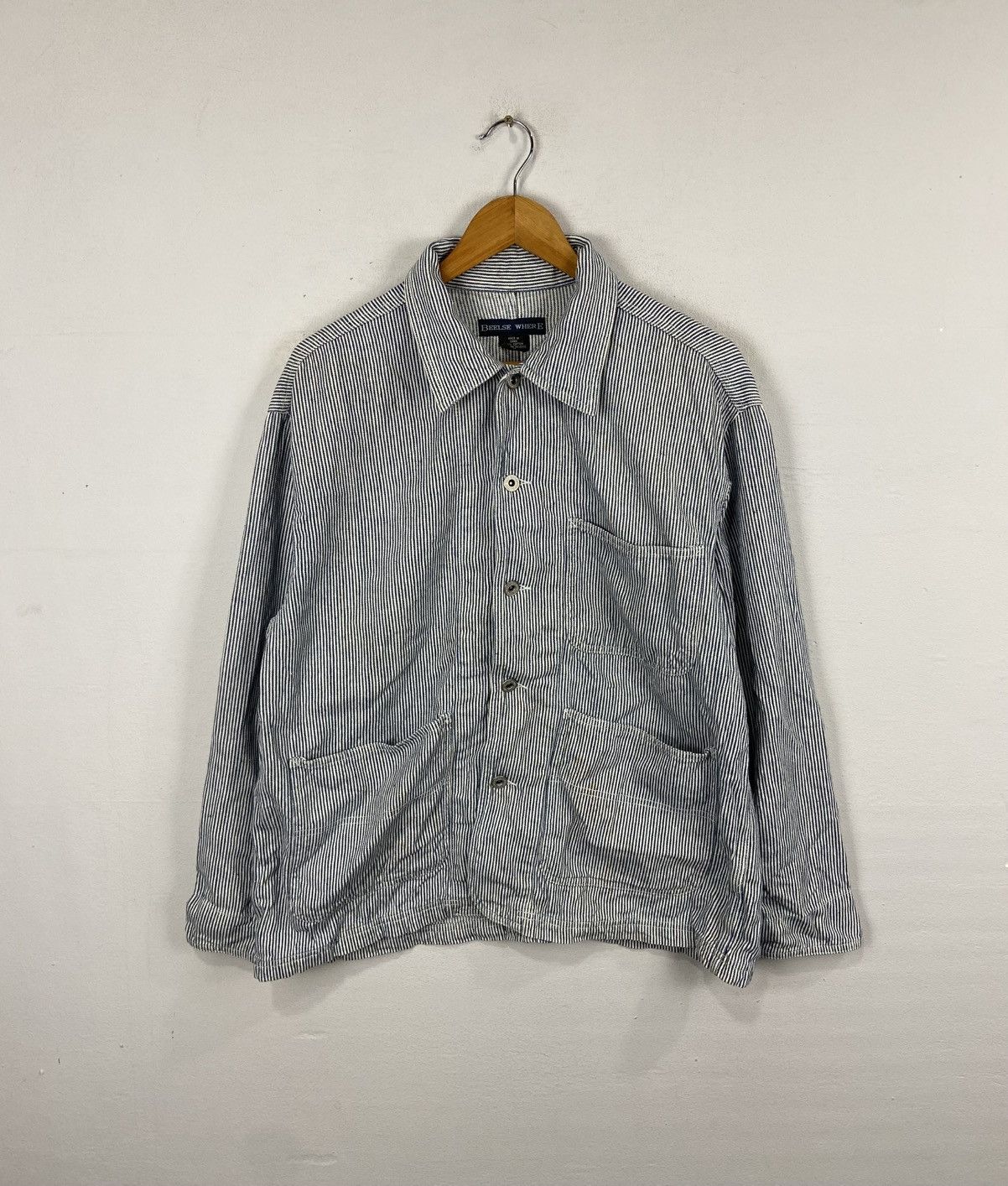 Japanese Brand VINTAGE BEELSE WHERE HUCKORY CHORE JACKET Size US M / EU 48-50 / 2 - 1 Thumbnail