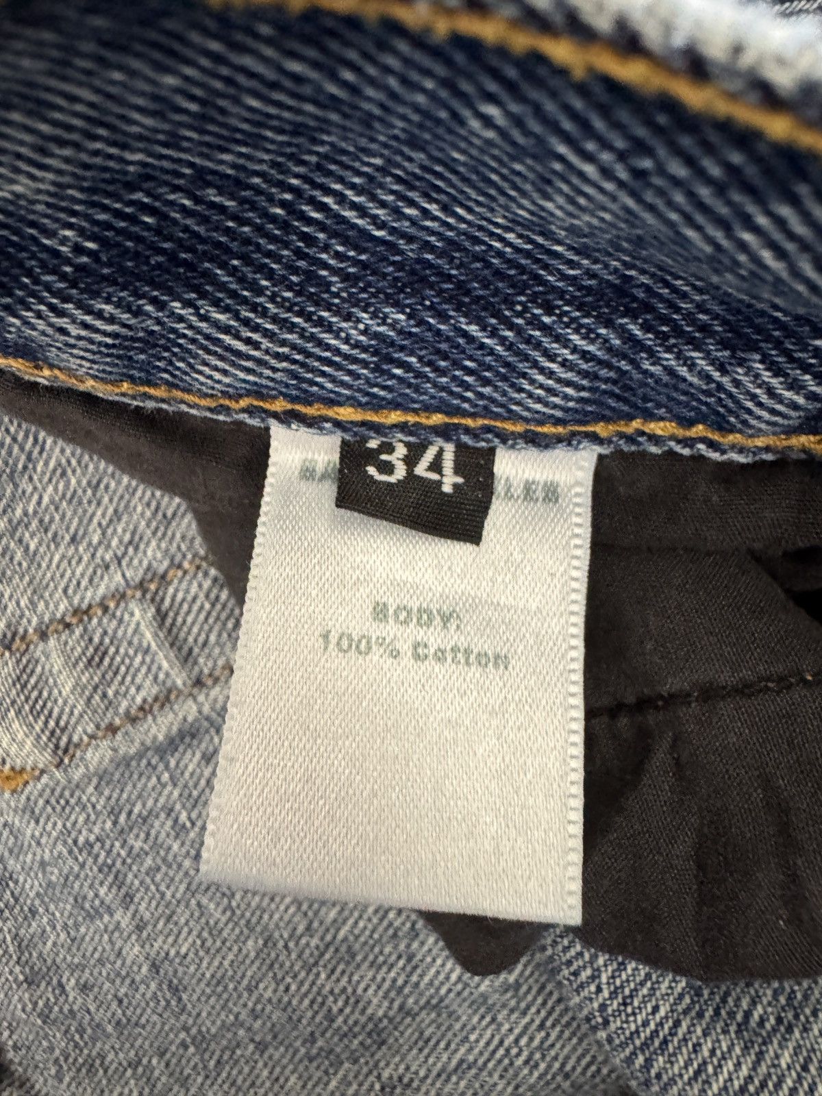 Bare Knuckles Bare Knuckles Paint Splatter Dark Blue Jeans Size US 34 / EU 50 - 4 Thumbnail