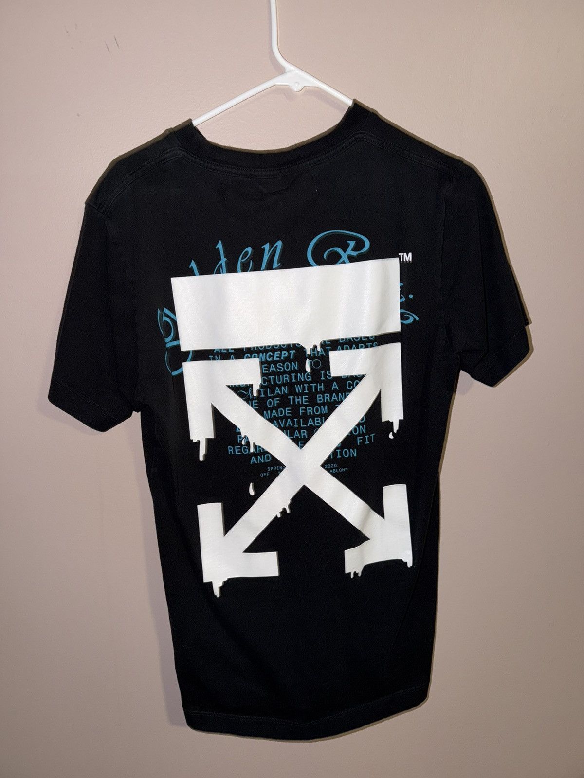 Off-White Off-White Black T-Shirt Size Small Size US S / EU 44-46 / 1 - 2 Thumbnail