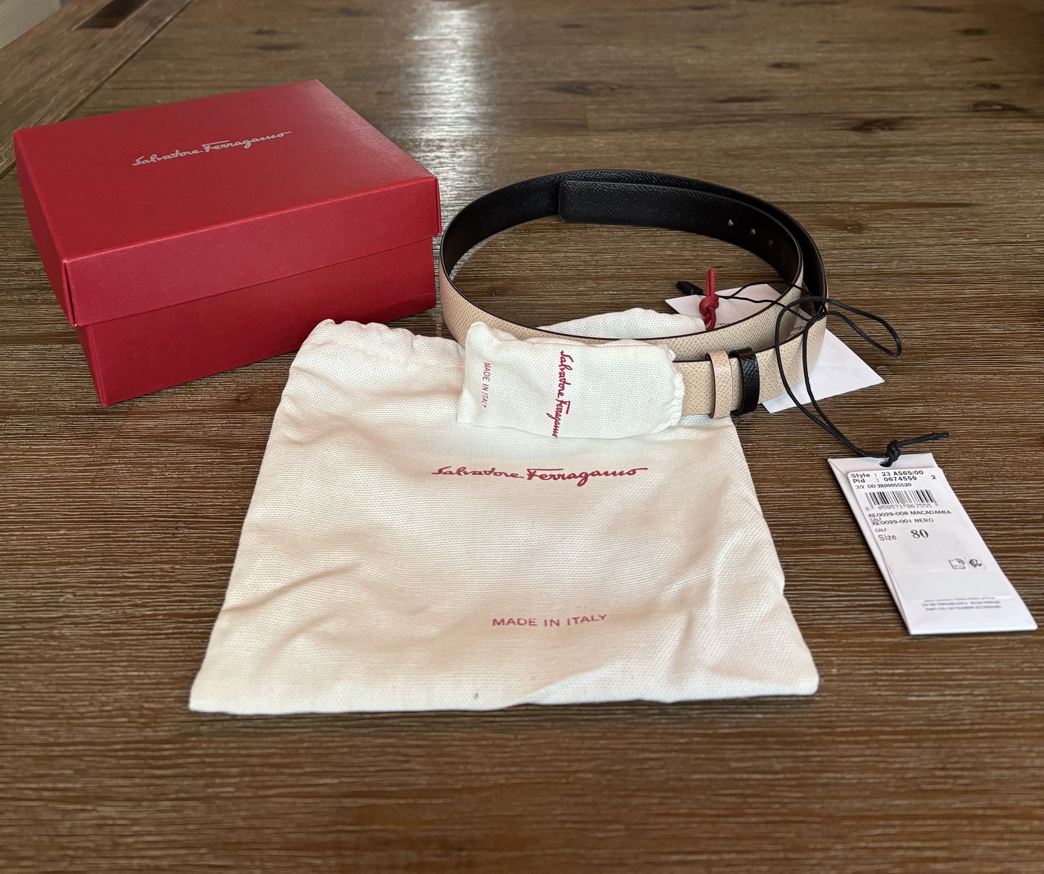 Salvatore Ferragamo Salvatore Ferragamo Donna Reversible Belt Size ONE SIZE - 5 Thumbnail