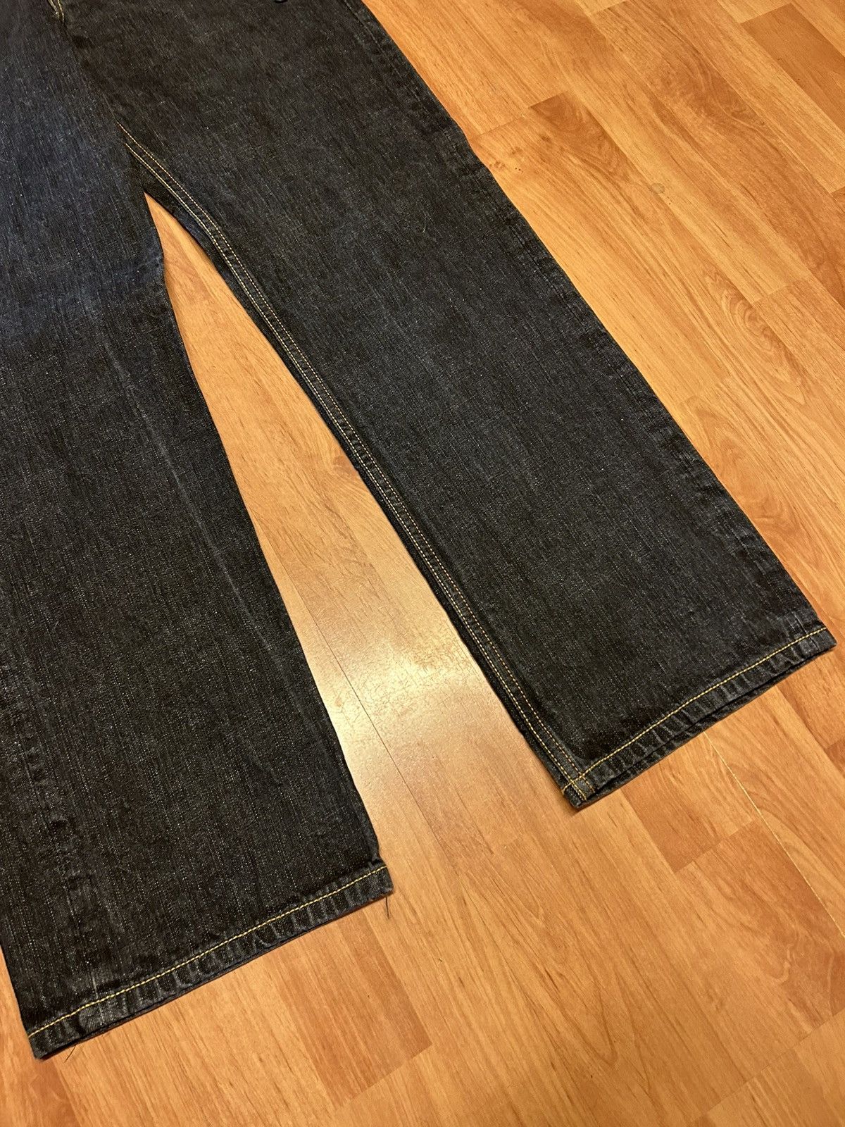 JNCO Crazy Y2K Baggy RocaWear Wide Leg Stones Denim Size US 32 / EU 48 - 6 Thumbnail