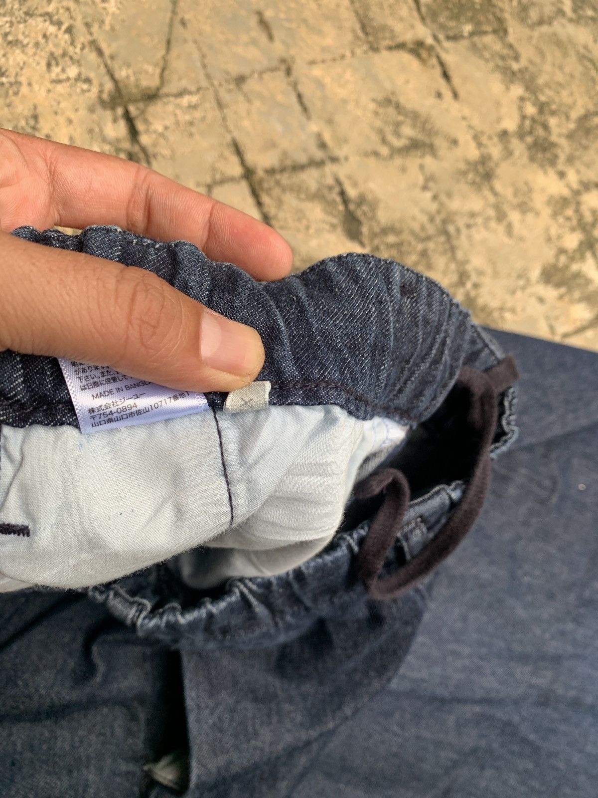 GU GU Japan Indigo Blue Jeans Relaxed Fit Baggy Balloon Pants Size US 36 / EU 52 - 10 Thumbnail