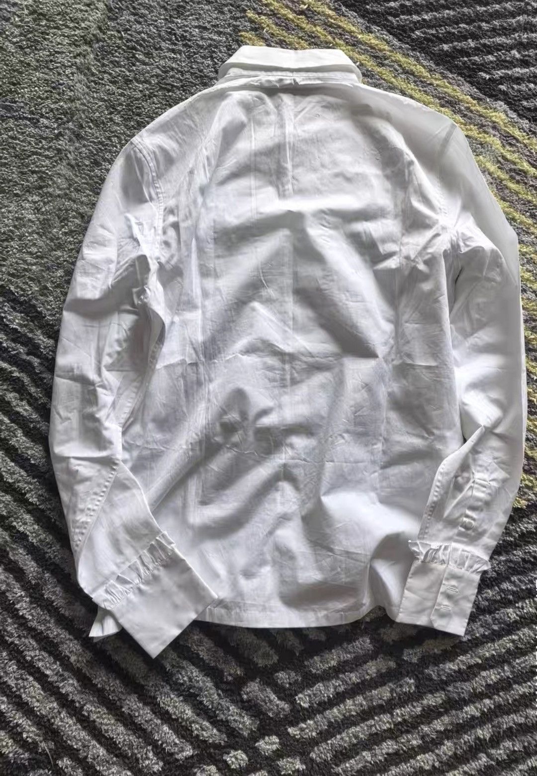 Prada Sz 40 prada runway formal neck shirt Size US L / EU 52-54 / 3 - 3 Thumbnail