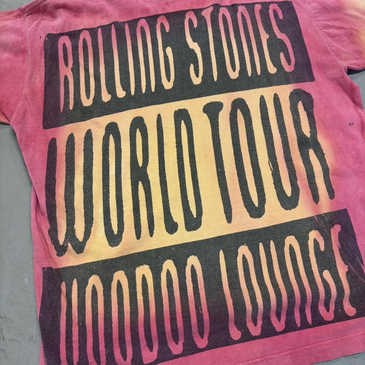 The Rolling Stones Vintage Rolling Stones Voodoo Lounge Tour Brockum Shirt Size US XL / EU 56 / 4 - 4 Thumbnail