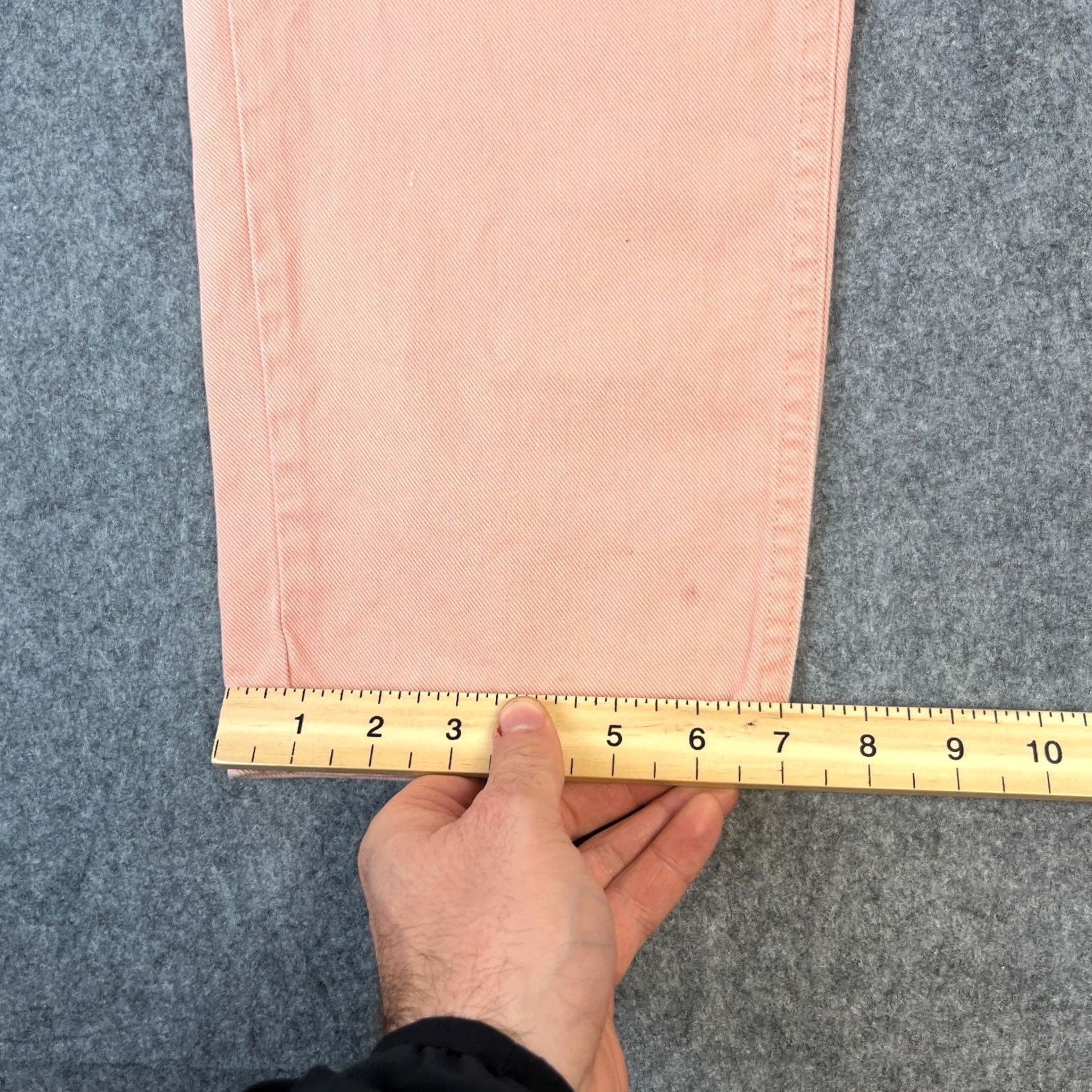 Gap VINTAGE Gap Jeans Womens Straight Leg High Waist Salmon Pink UK8 W26 L28 Jeans Size 30" / US 8 / IT 44 - 4 Thumbnail