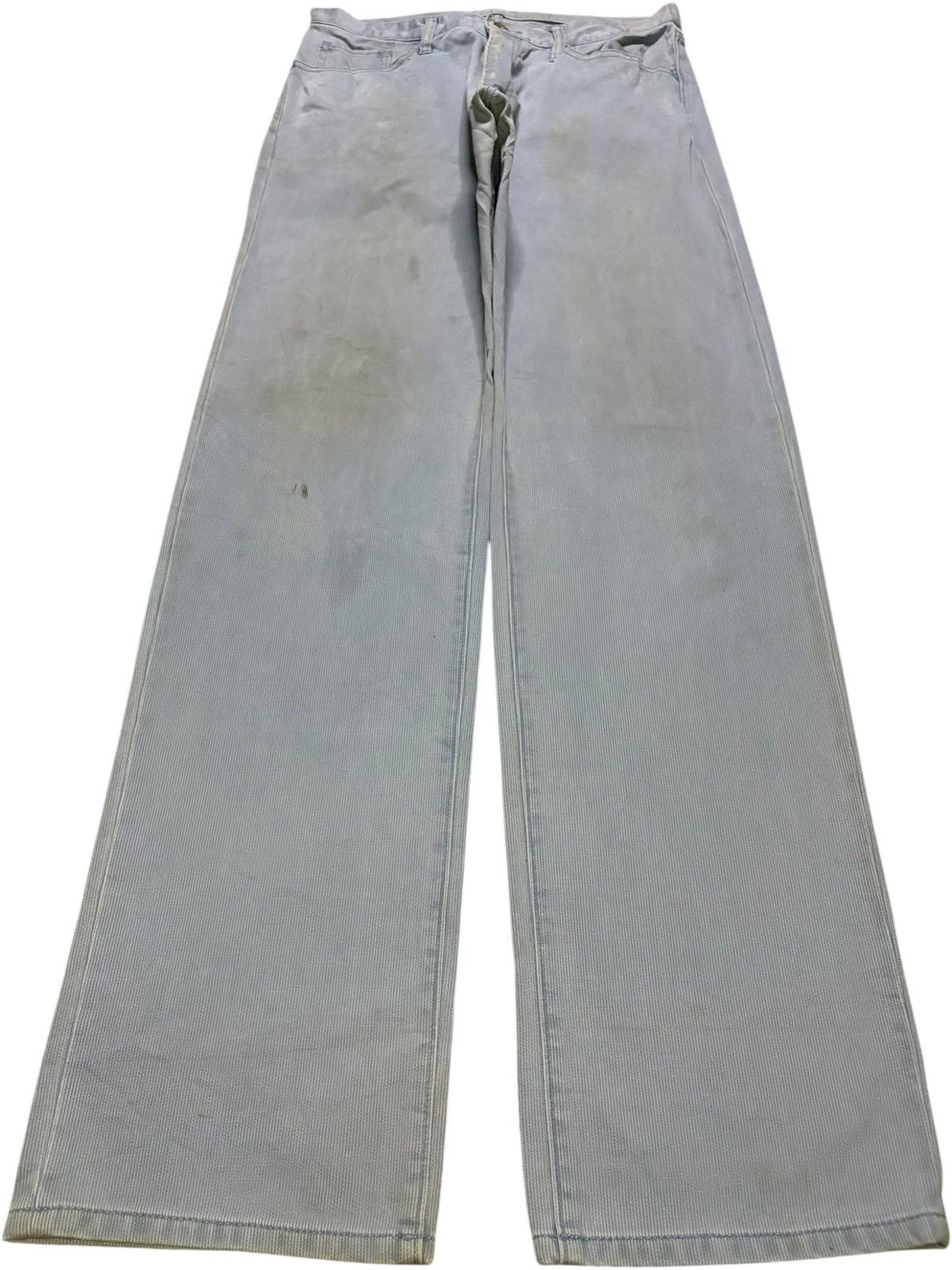 Uniqlo Vintage Japanese Brand Light Wash Loose Baggy Jeans Size US 30 / EU 46 - 1 Thumbnail