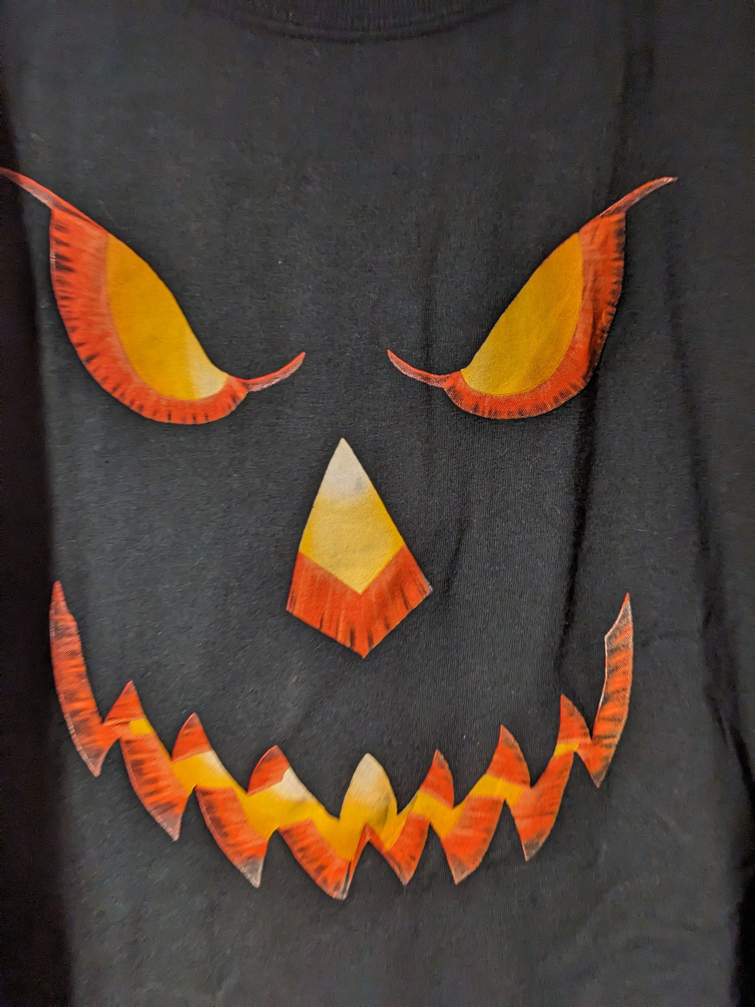 Expert Horror Vintage Y2K Pumpkin Halloween Scary Long-Sleeve T-Shirt Size US XL / EU 56 / 4 - 2 Thumbnail