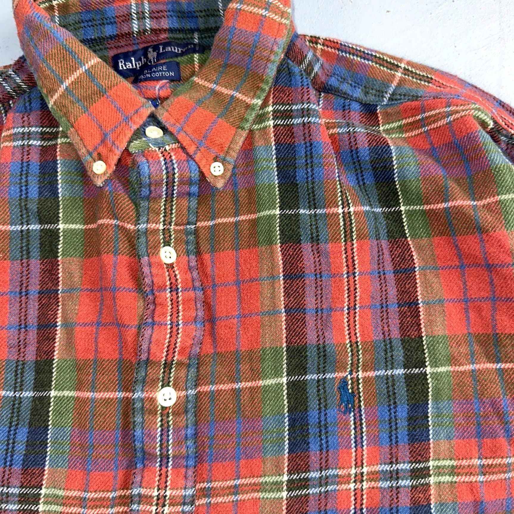 Ralph Lauren RALPH LAUREN Plaid Button-Up Shirt Mens XL Long Sleeve Multicolor Casual Size US XL / EU 56 / 4 - 2 Thumbnail