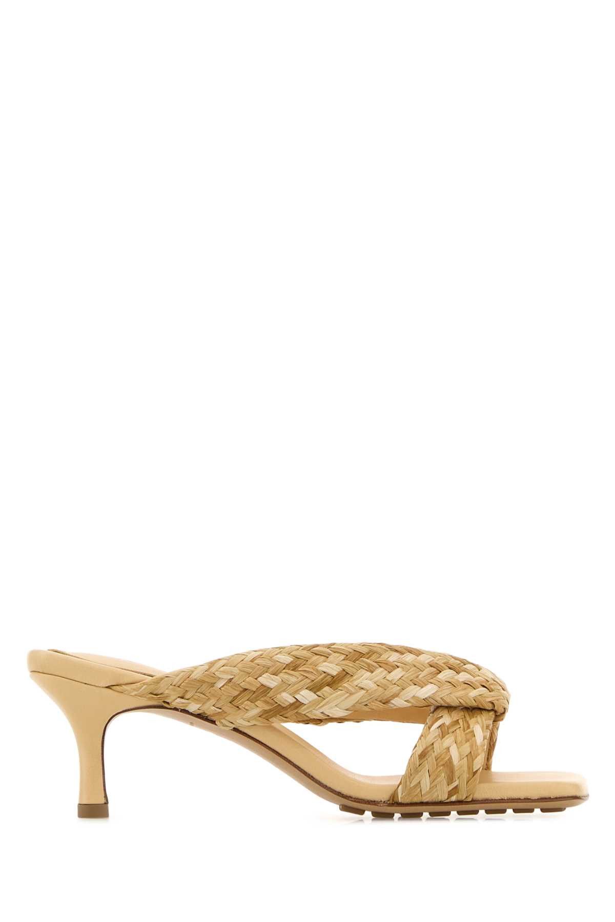 Bottega Veneta Raffia Riva Mules Size US 8 / IT 38 - 1 Thumbnail