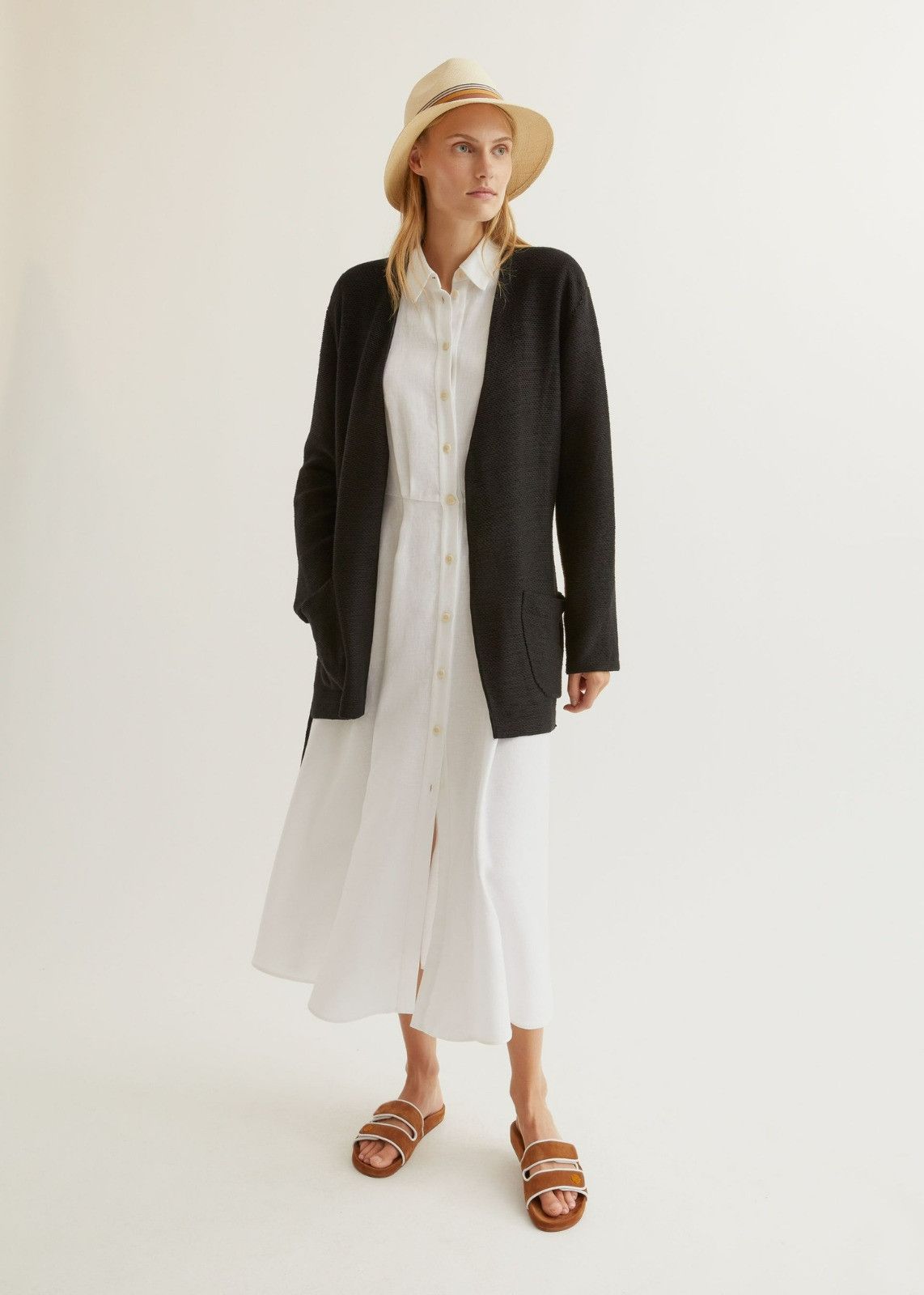Loro Piana o1srvl11e0424 Coat in Black Size S / US 4 / IT 40 - 3 Thumbnail