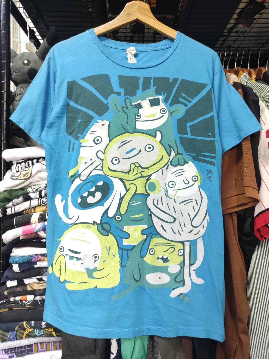 Band Tees Vtg All Time Low Band Cartoon Design Big Print T-Shirt Size US M / EU 48-50 / 2 - 2 Thumbnail