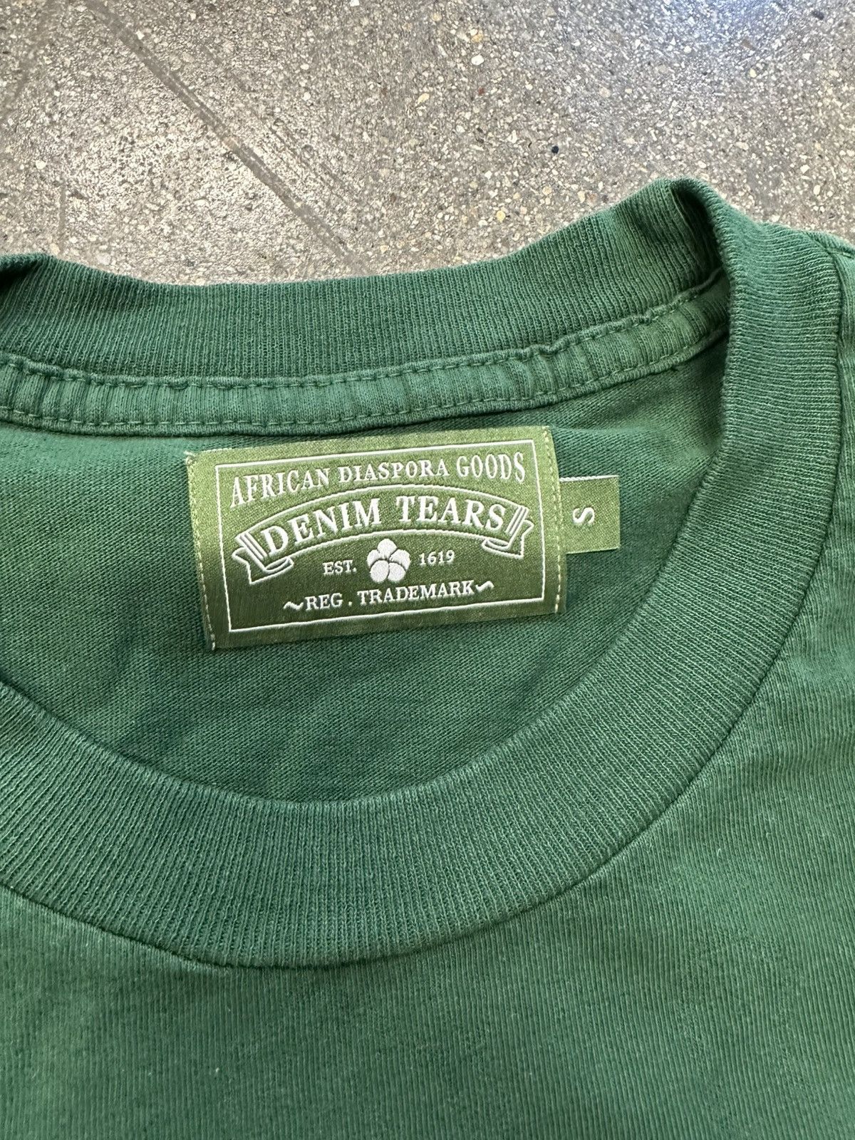 DENIM TEARS Denim Tears ADG Tee Green Size US S / EU 44-46 / 1 - 6 Thumbnail