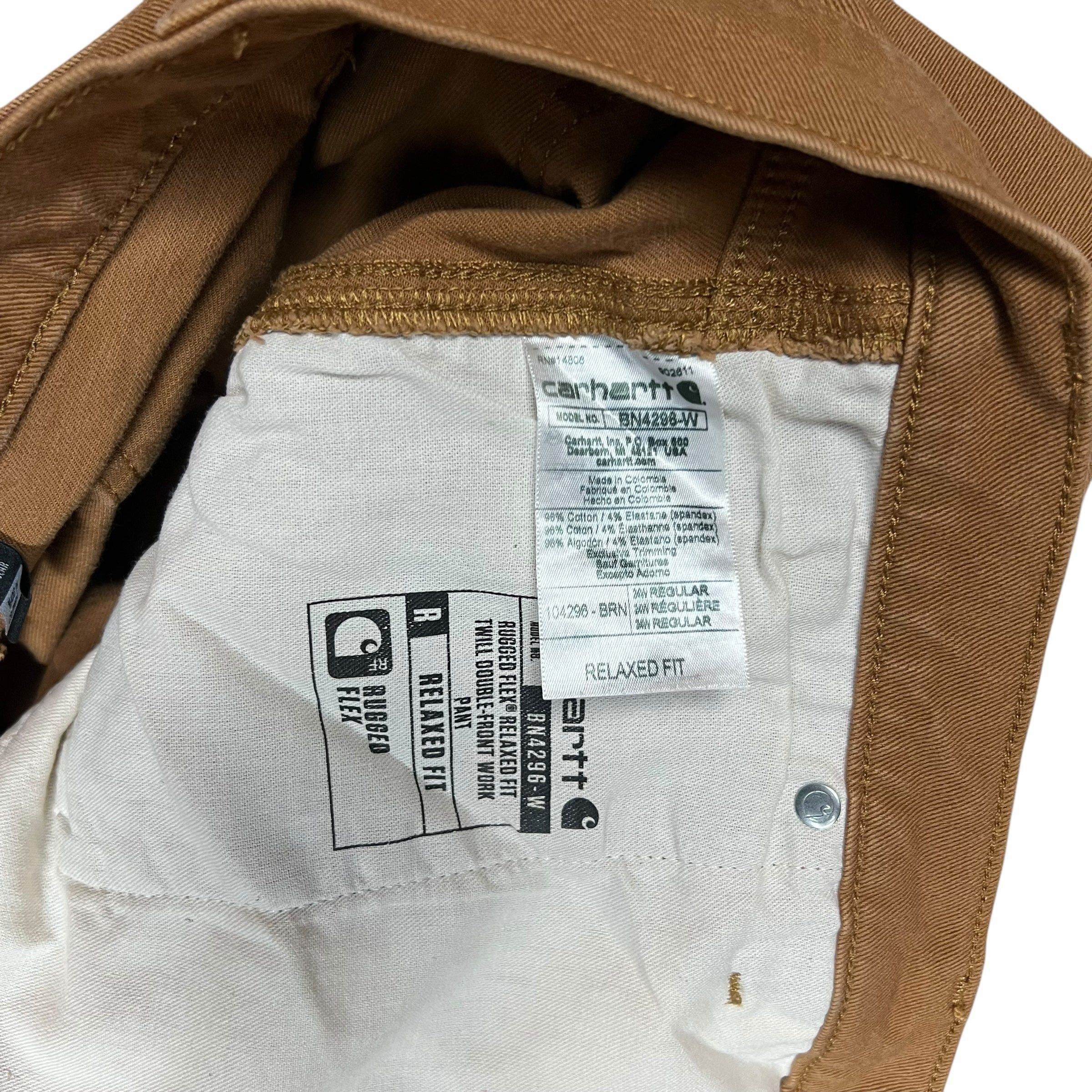 Carhartt Carhartt Beige Double Knee Work Pants - 24W Size 42" / US 20 - 8 Thumbnail