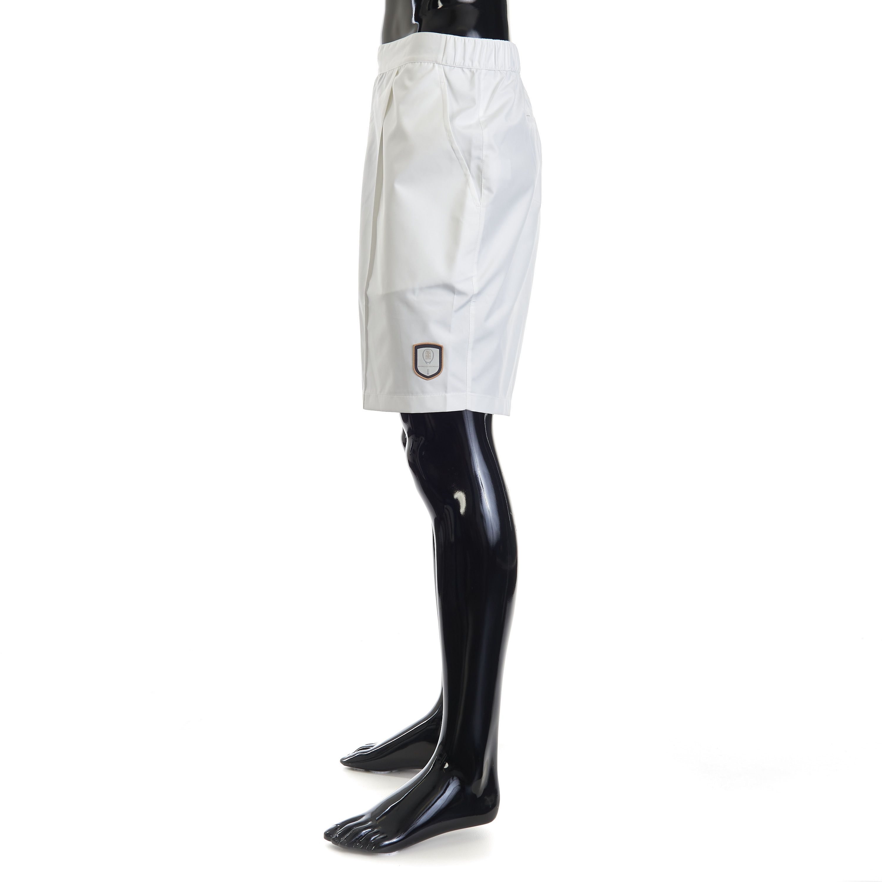 Brunello Cucinelli White Comfort Nylon Bermuda Shorts - Logo Size 3XL Size US 42 / EU 58 - 5 Thumbnail