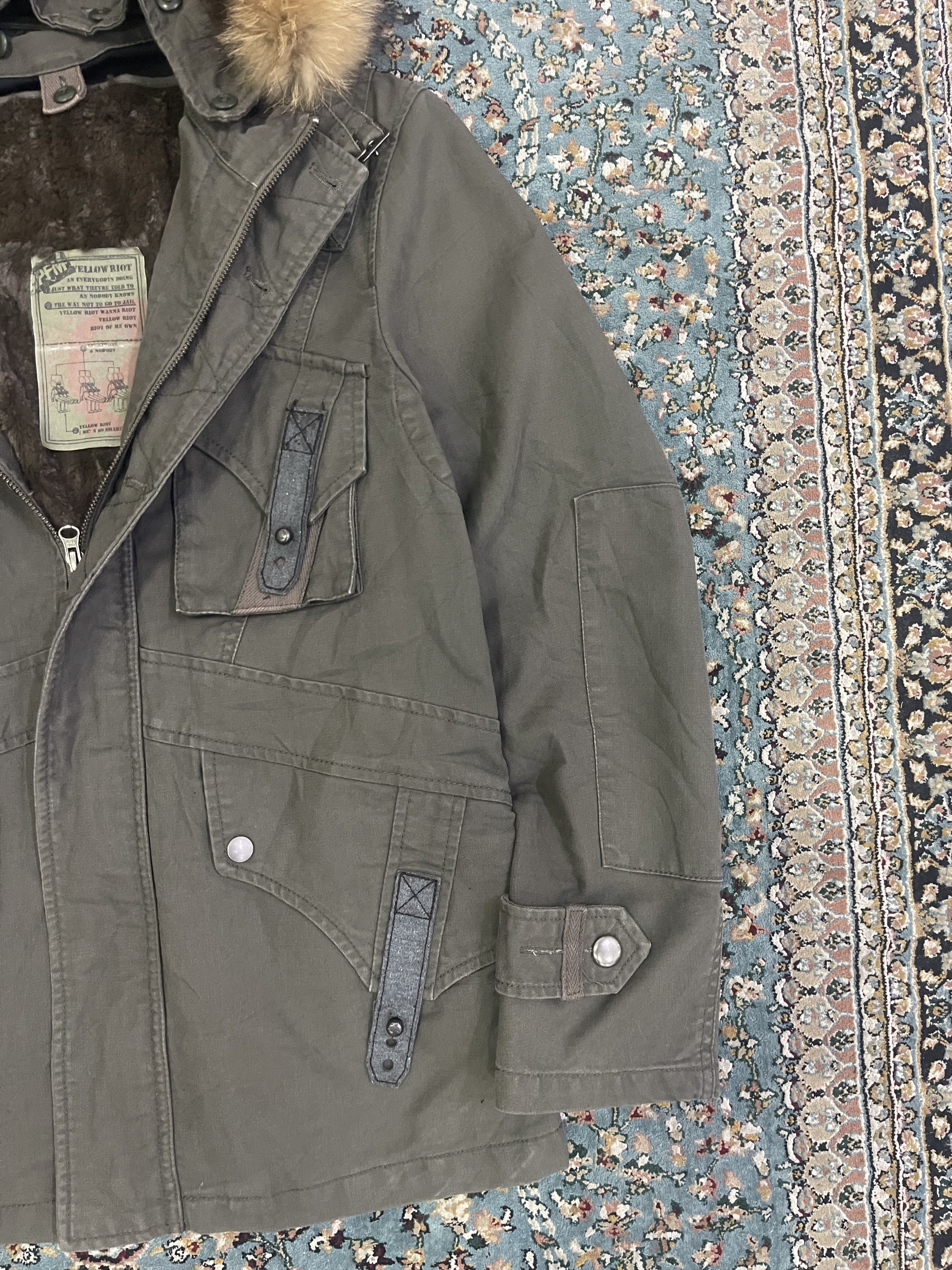 PPFM PPFM Fur Hood Military Parka Jacket Olive Green Size M Coat Size US M / EU 48-50 / 2 - 4 Thumbnail