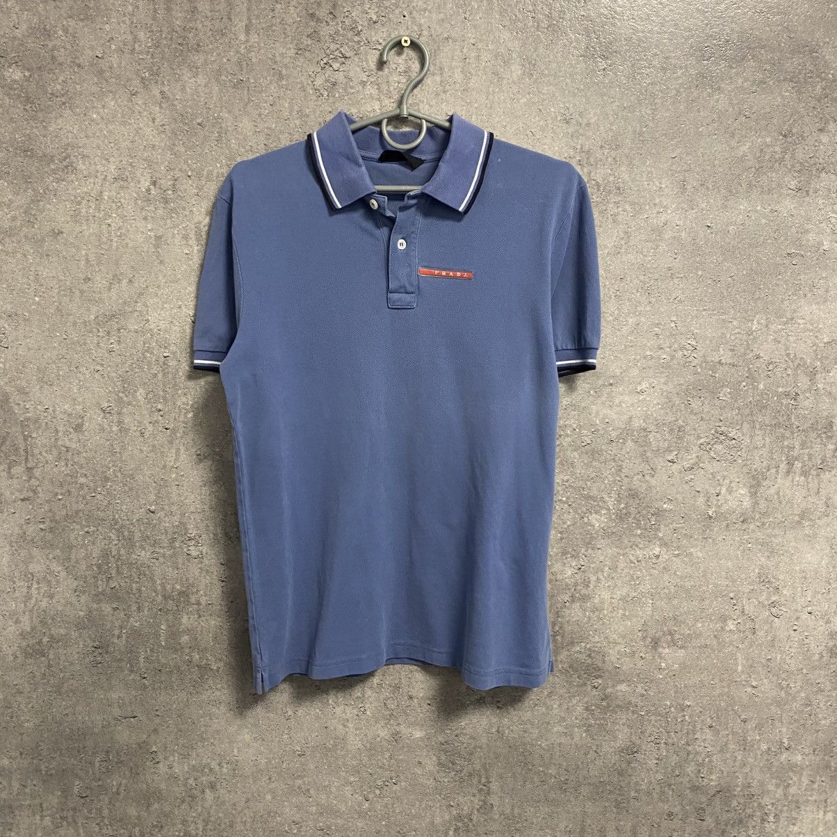 Prada Vintage Luxury Prada Polo Shirt Red Tab Size S Size US S / EU 44-46 / 1 - 1 Thumbnail