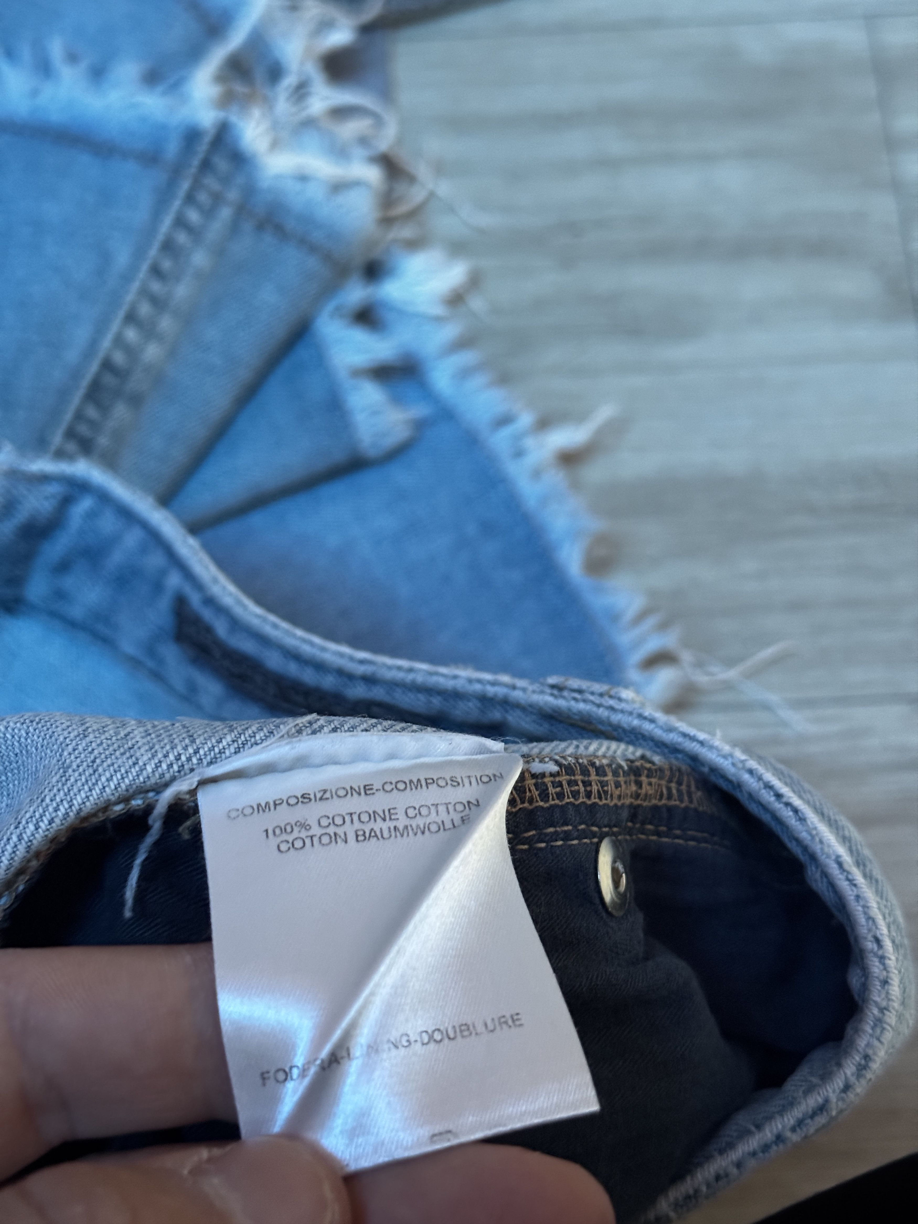 Alexander McQueen Alexander McQueen SS04 “Deliverance” Denim Trumpet Skirt Size 27" / US 4 / IT 40 - 6 Thumbnail