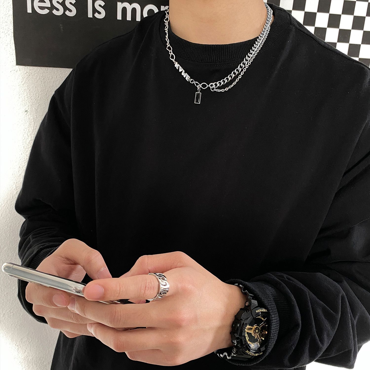 Other Punk STEAL! Y2K Chains Necklace Chain Size ONE SIZE - 4 Thumbnail