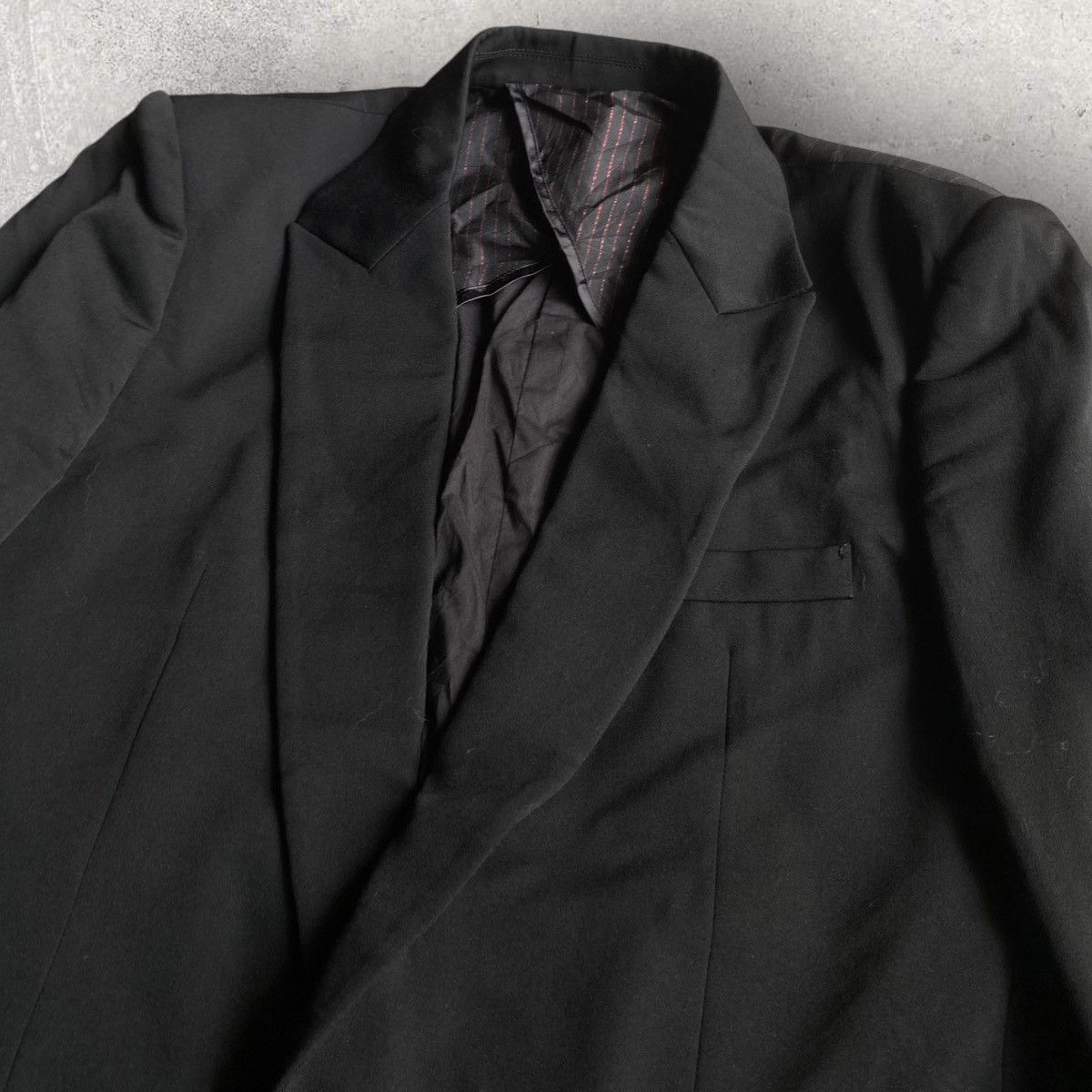 Number (N)ine Wool Red Pinstriped back And Sleeves Blazer Size US M / EU 48-50 / 2 - 5 Thumbnail