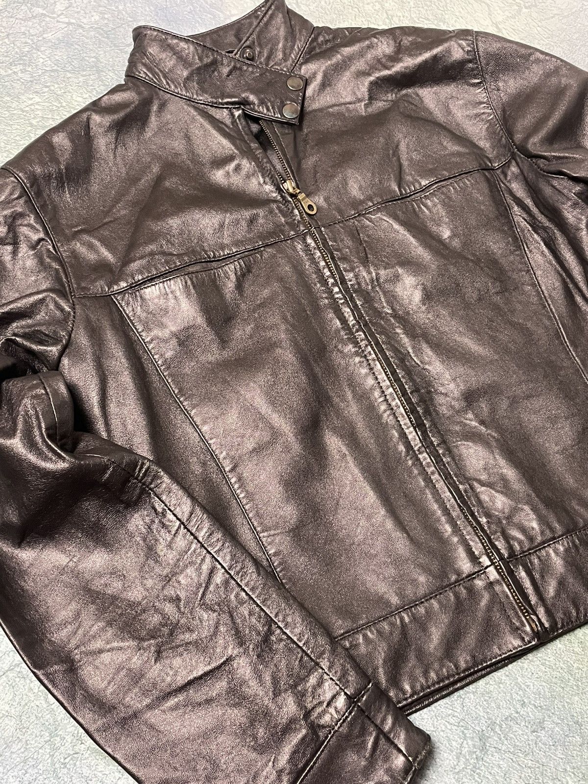 Designer × Vintage Vintage leather jacket Size M / US 6-8 / IT 42-44 - 2 Thumbnail