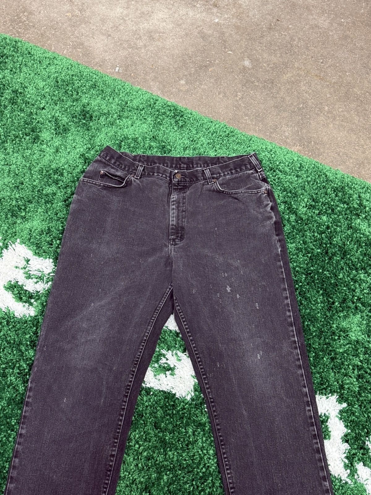 Lee × Vintage Vintage Lee Black Denim Jeans Sz. 38 Size US 34 / EU 50 - 5 Thumbnail