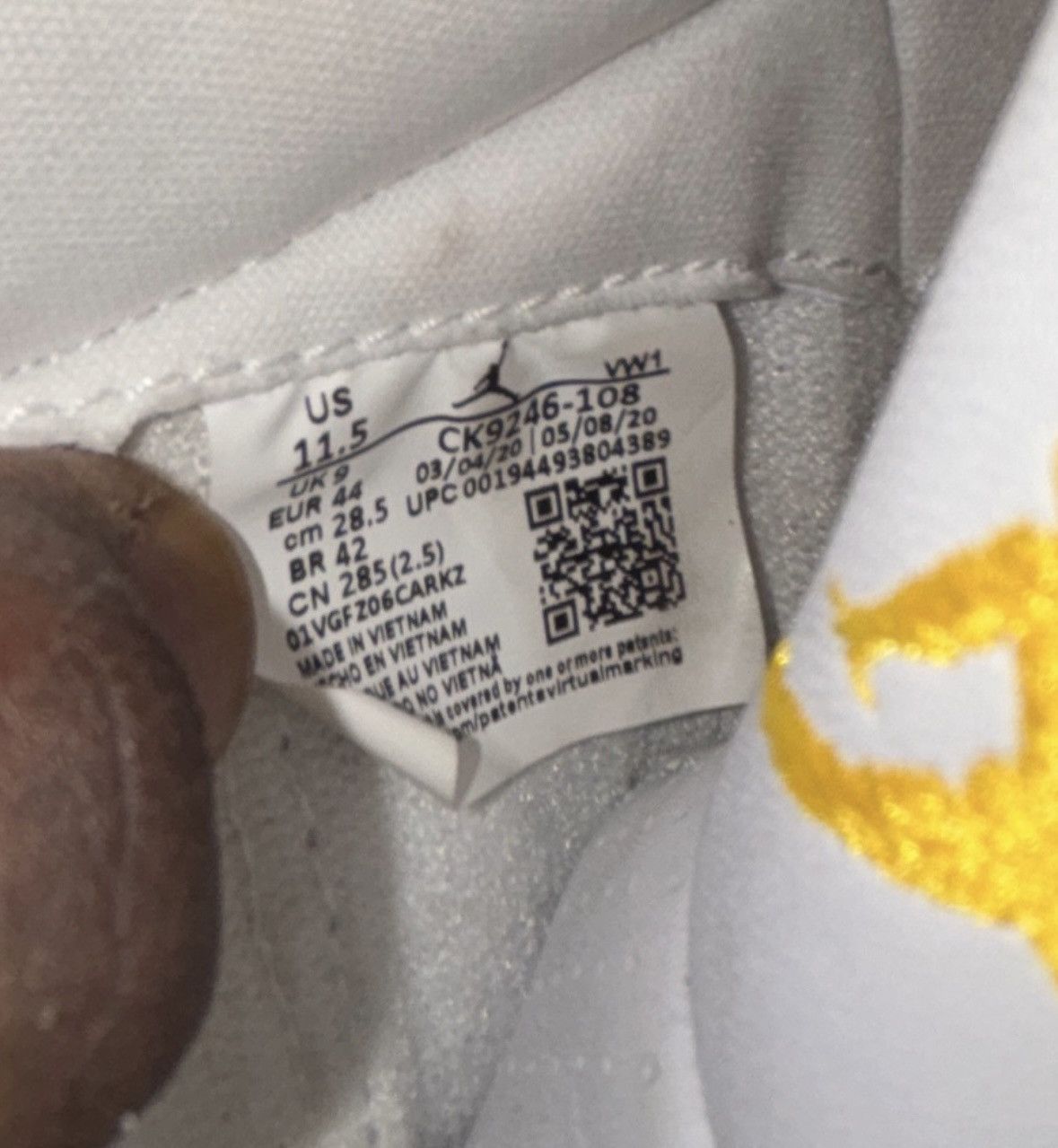 Jordan Brand Laser orange jordan 3 replacement box 100% authentic Size US 10 / EU 43 - 8 Thumbnail