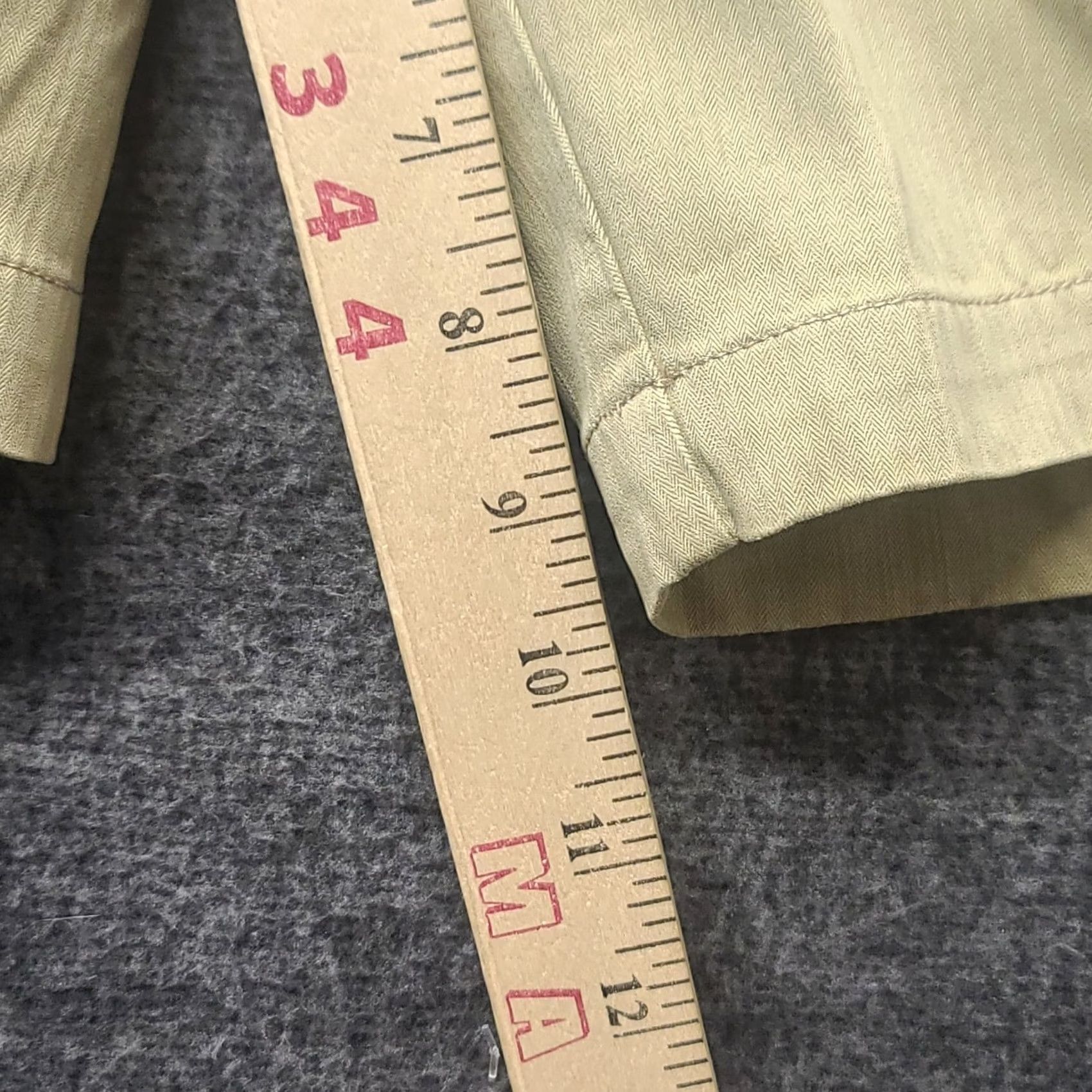 Tommy Bahama Tommy Bahama Shorts Mens 36 Regular Fit Silk Bamboo Rayon Beach Casual Beige Solid Front Pockets Size US 36 / EU 52 - 5 Thumbnail