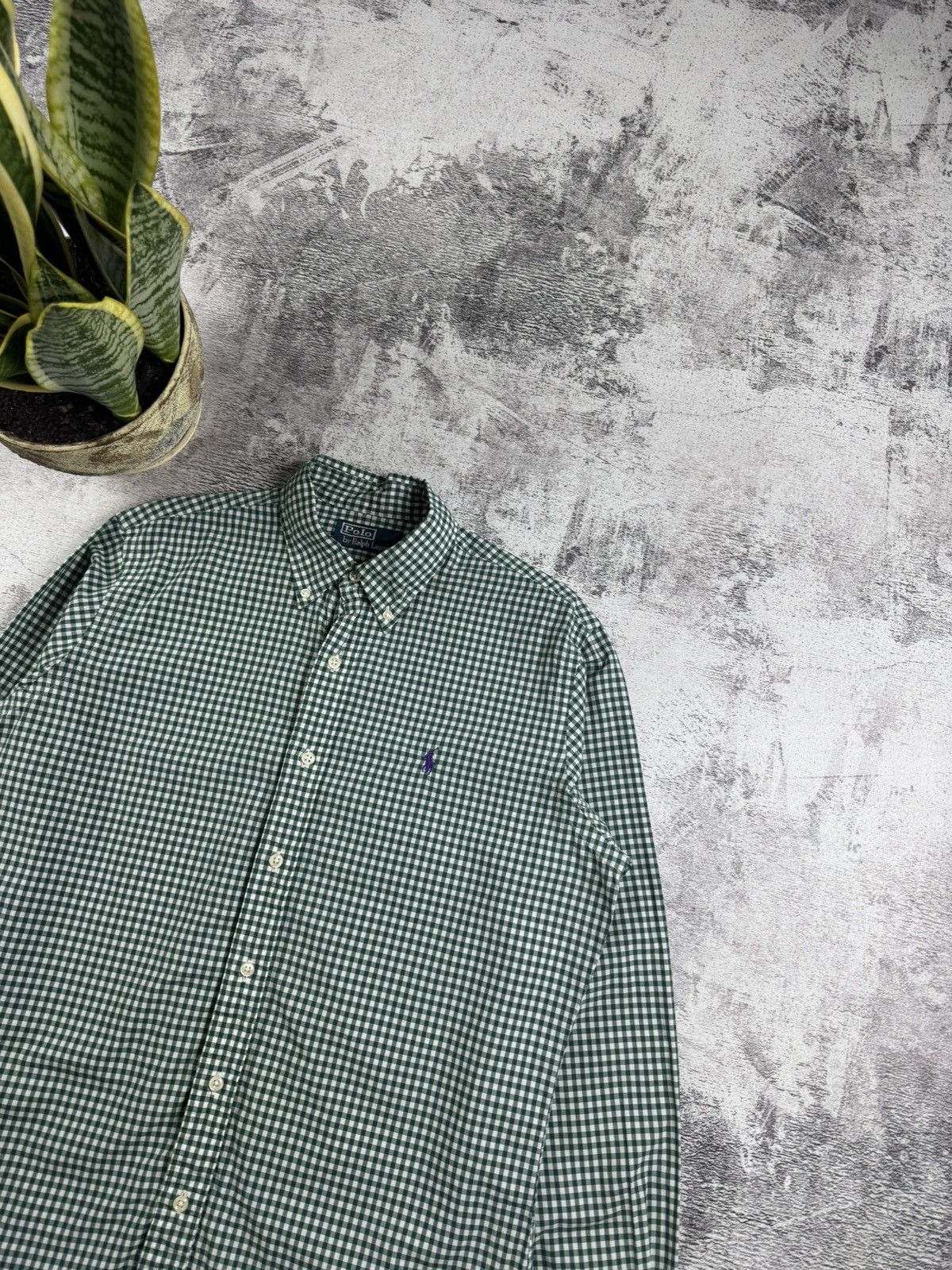 Polo Ralph Lauren Polo Ralph Lauren Checked Striped Longsleeve Button Shirt Size US M / EU 48-50 / 2 - 5 Thumbnail